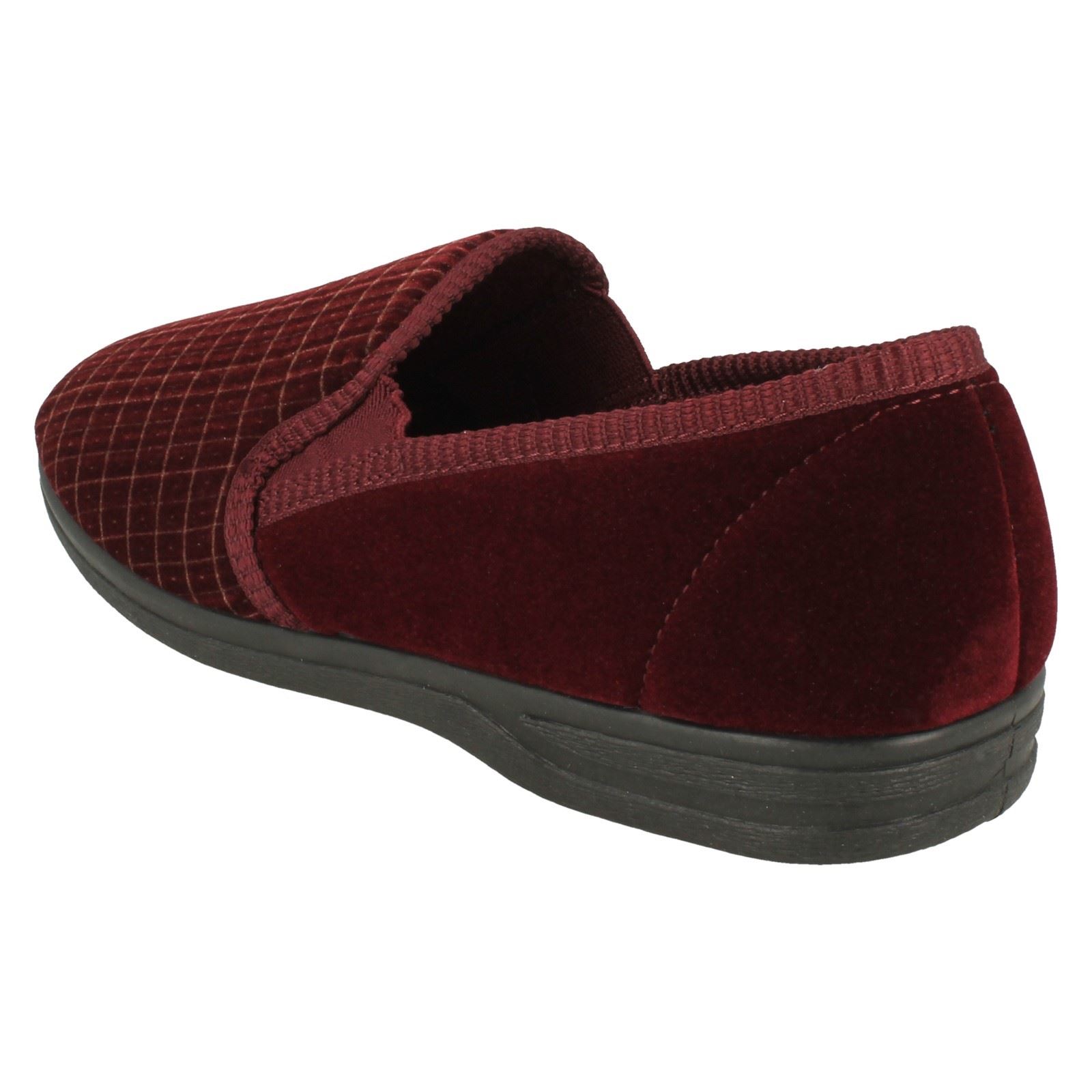 Mens Slippers Checkered Pattern Full Slippers 'Ryan' - Picture 8 of 10