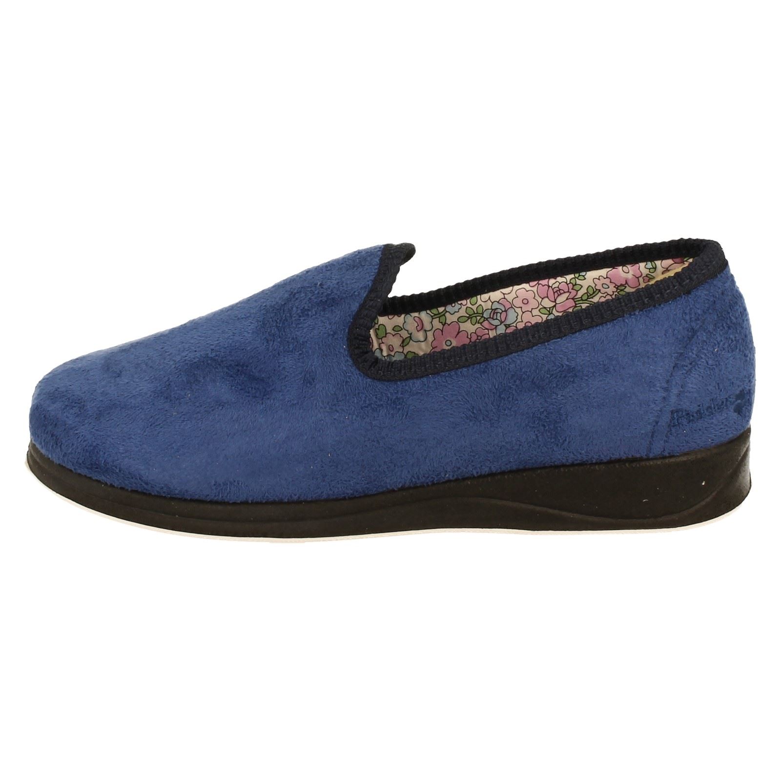 Ladies Padders Wide Fit Slippers 'Repose 18' - Picture 12 of 19