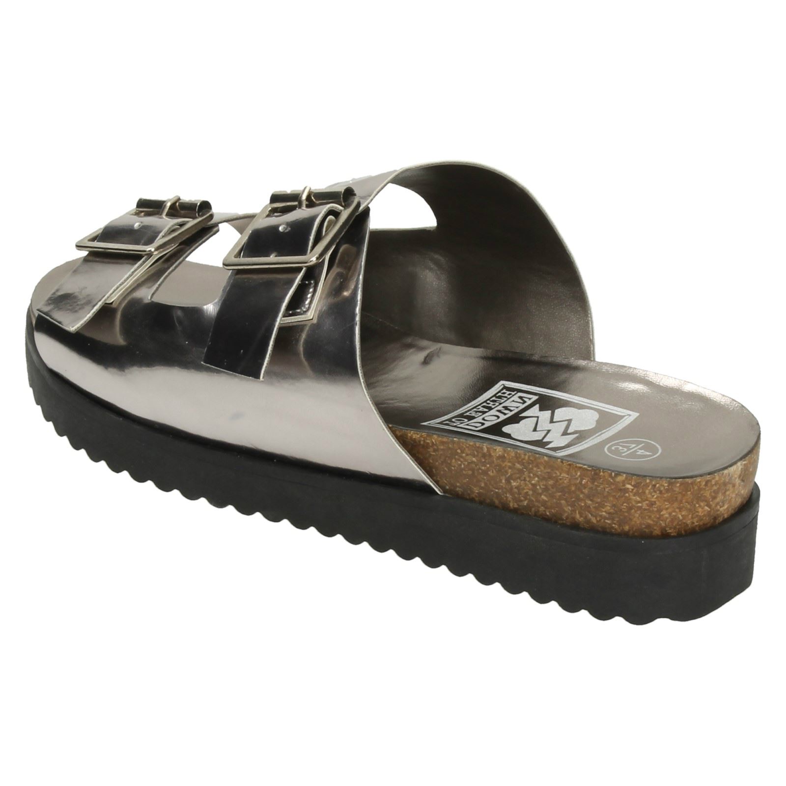 Ladies Down To Earth Flat Casual 'Sandals' - Picture 13 of 19