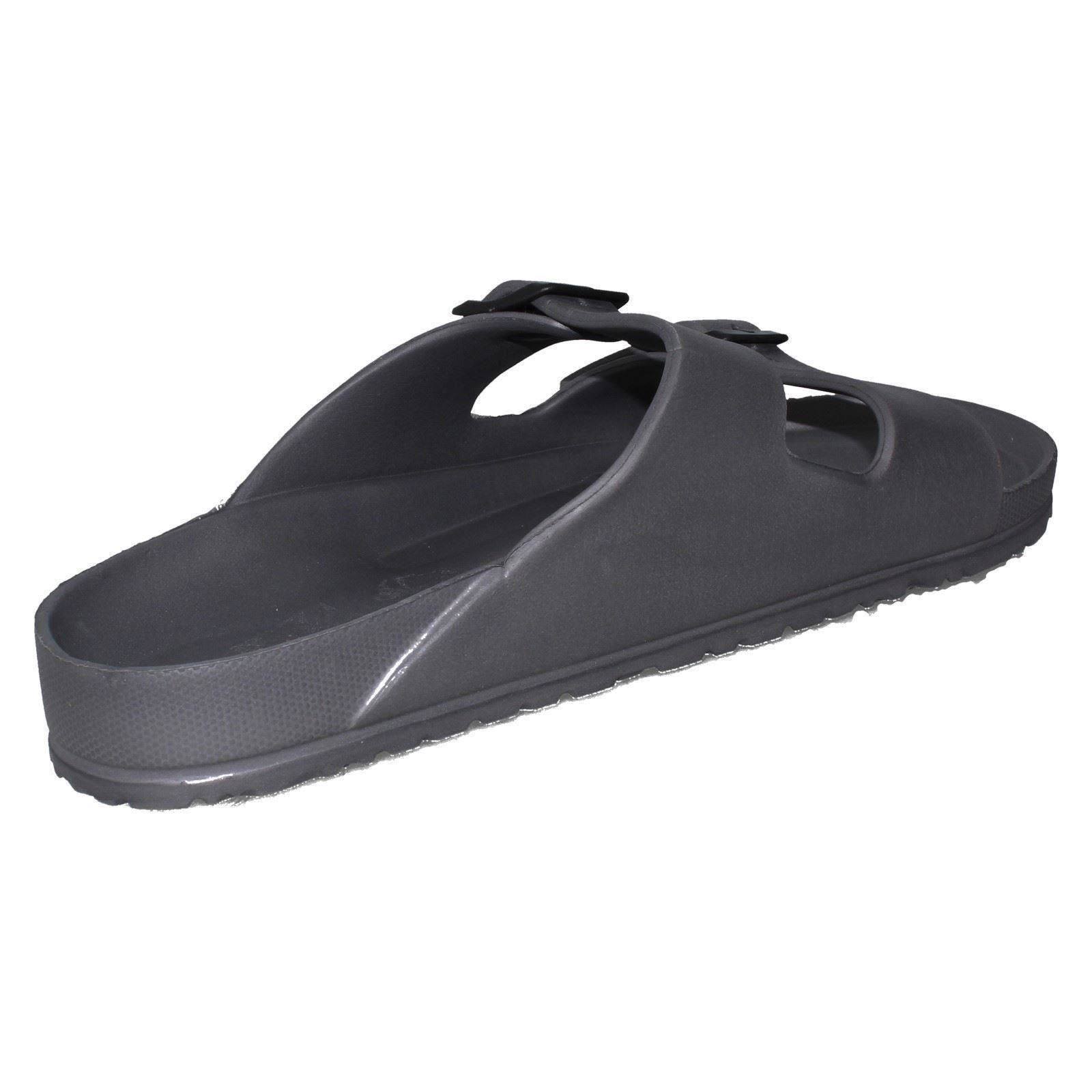 Mens Spot On Light Weight 'Mule' Sandals - Picture 7 of 28