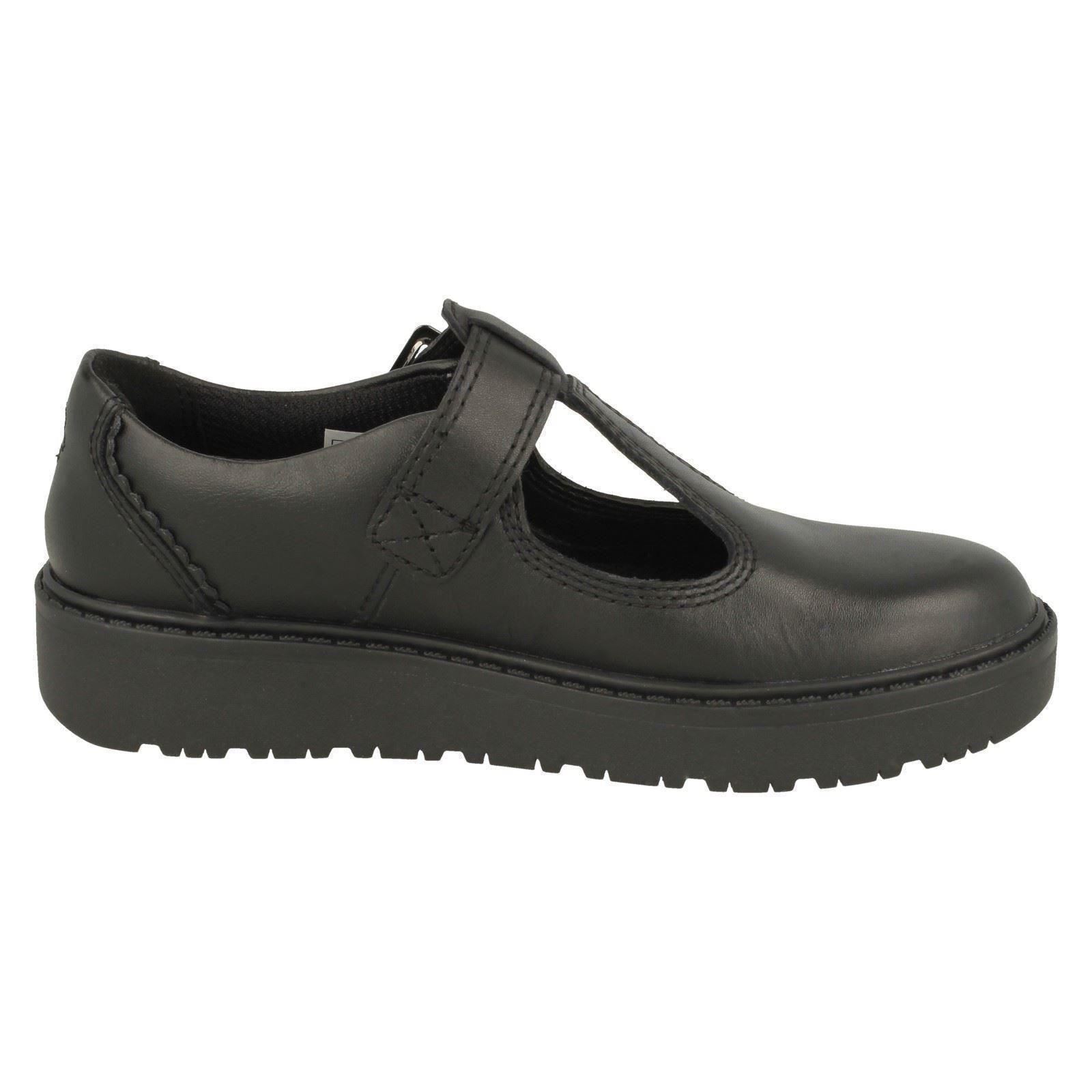 Mädchen Clarks Smart Keilabsatz T-Bar Einfarbig Move K - Picture 7 of 19
