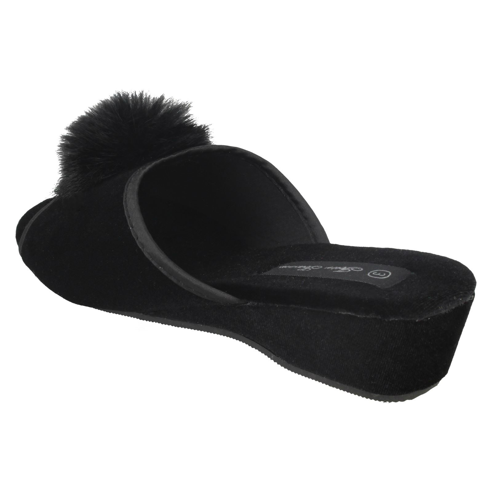 Ladies Four Seasons Luxury Mule Slippers *Marilyn*