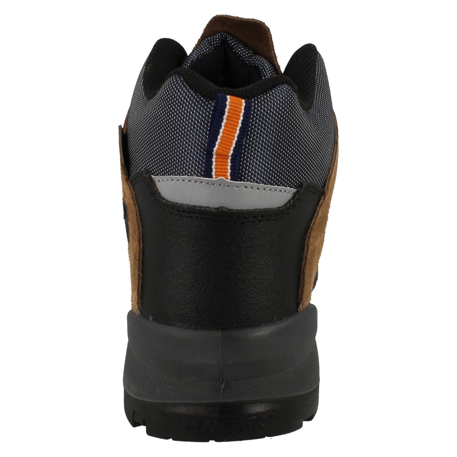 Tec arrondi Bout en de Safehike sécurité Brown Hi Mid hommes pour cuir Bottes vFfRO6qW