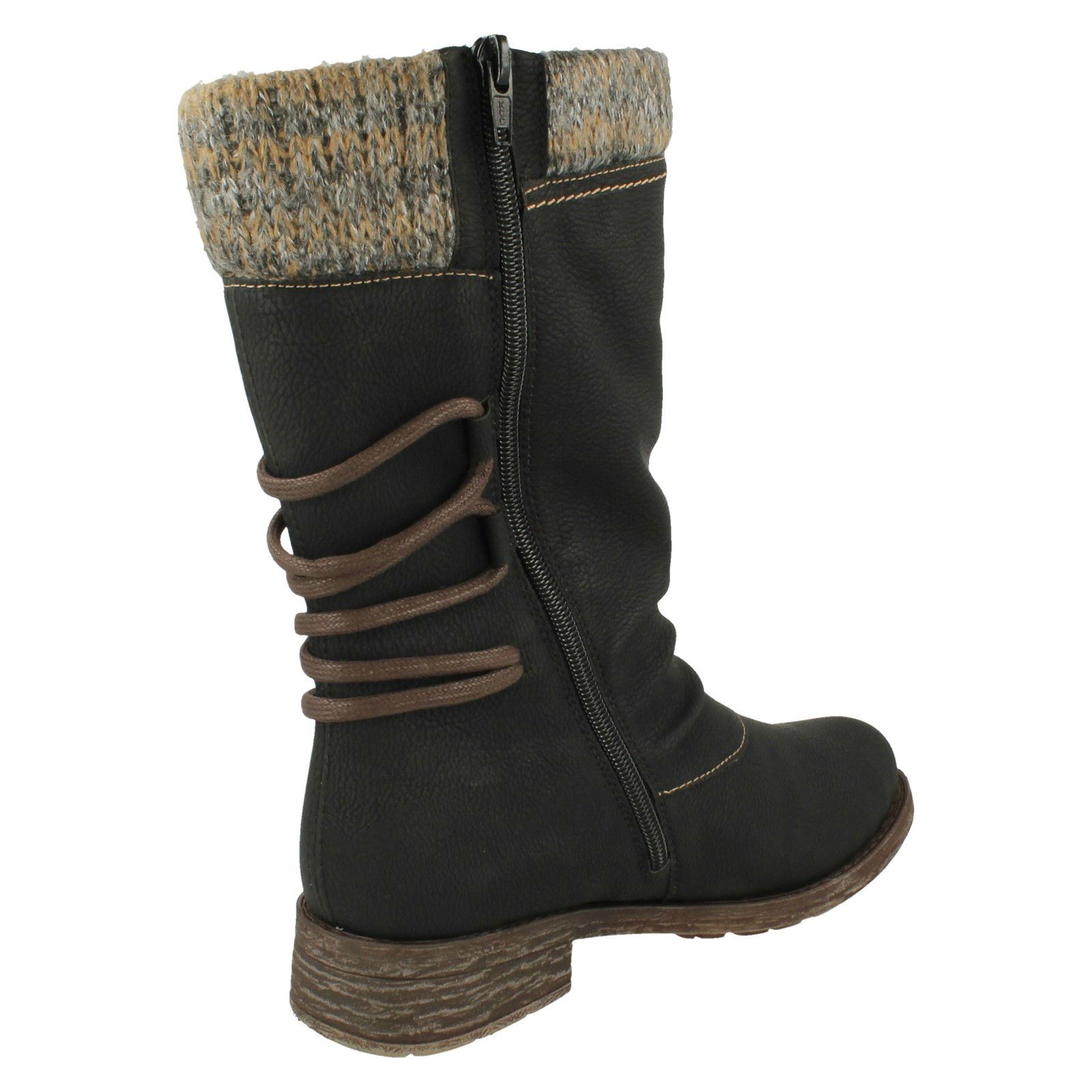 Botas Remonte-Tex informales con cremallera forradas cálidas para dama D8070 - Imagen 7 de 28