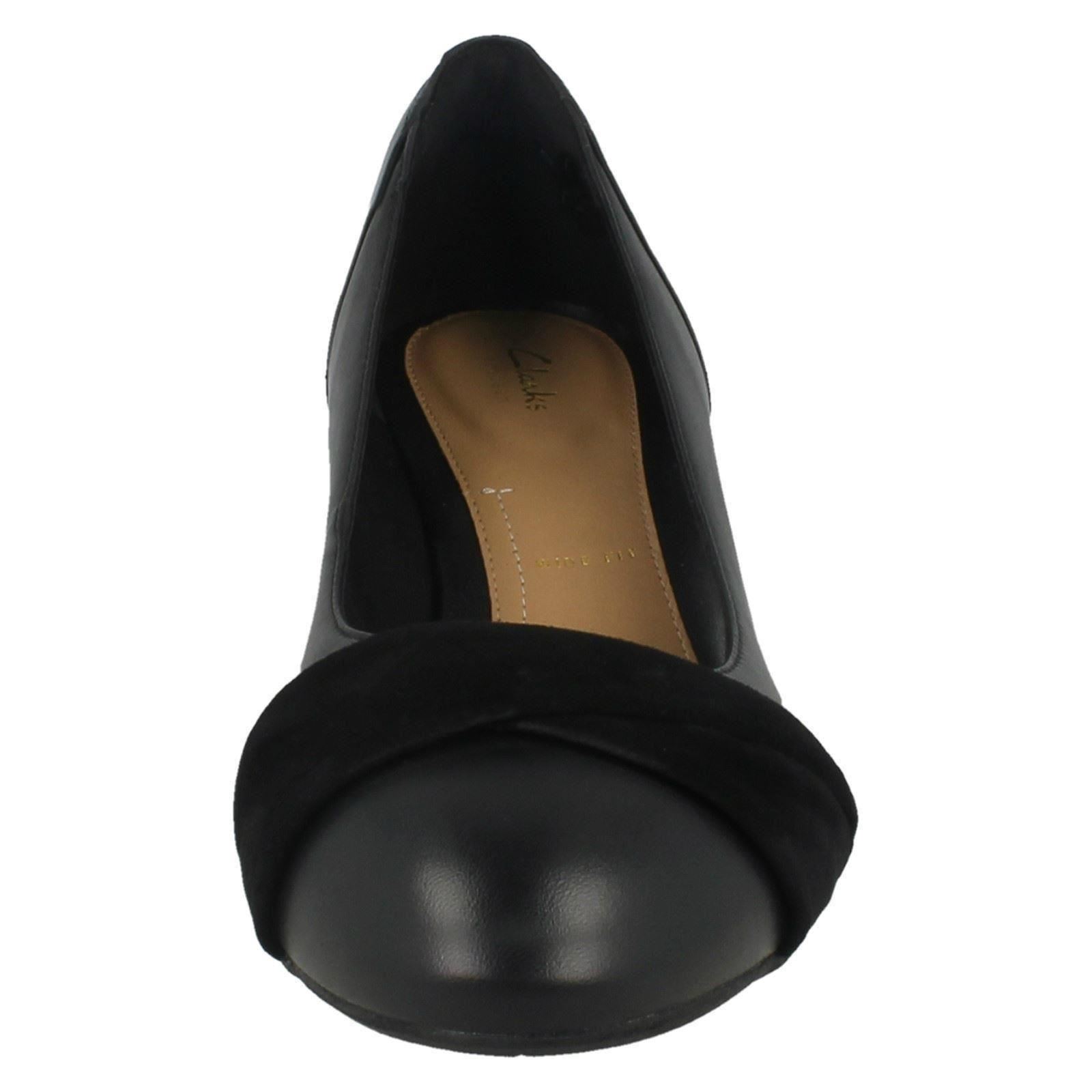 Ladies Ladies Ladies Clarks Formal Heeled Court shoes Denny Louise 26aa03 Ladies Ladies Ladies Clarks Formal Heeled Court shoes Denny Louise 26aa03