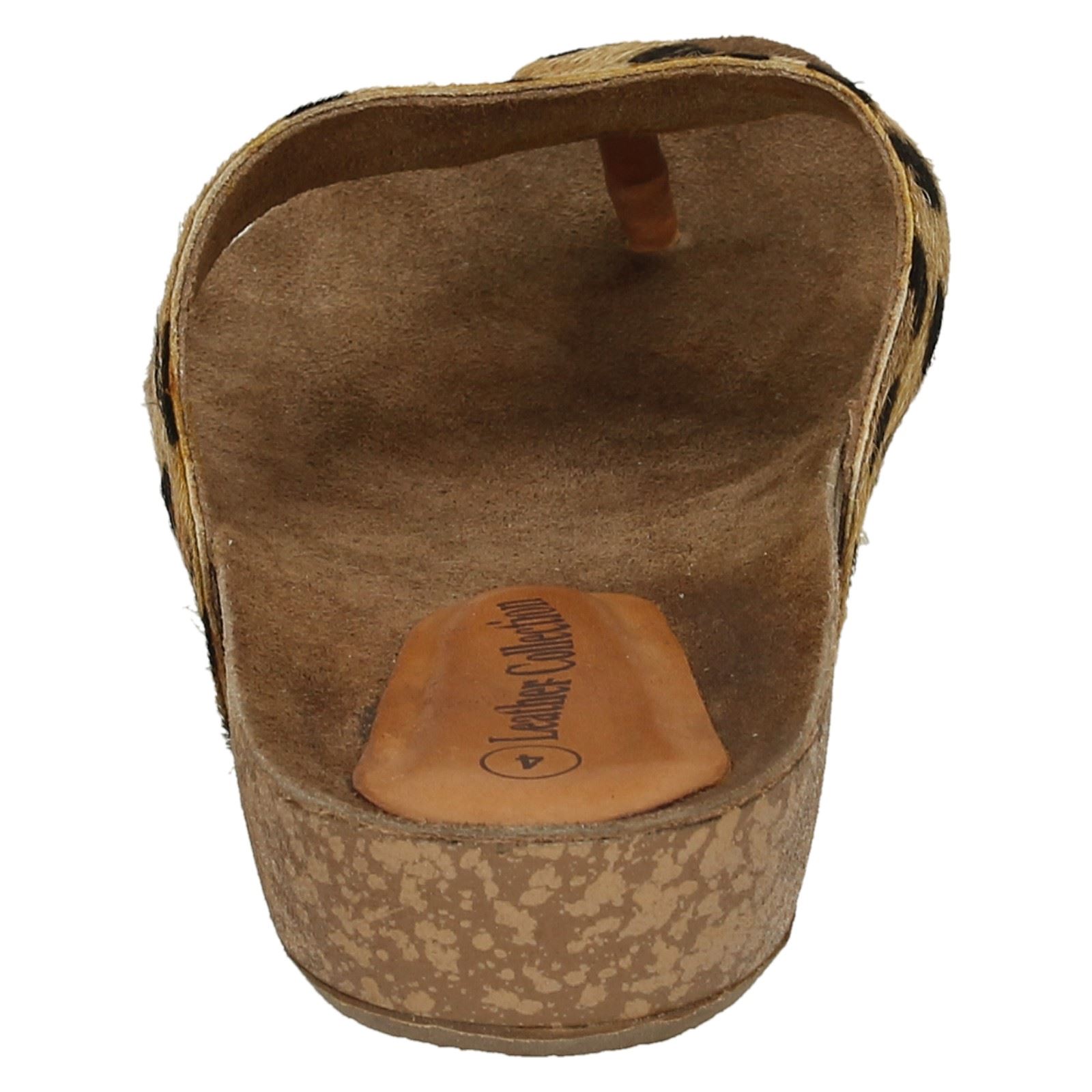 Ladies Leather Collection Casual Toe - Post Sandals - Picture 23 of 37