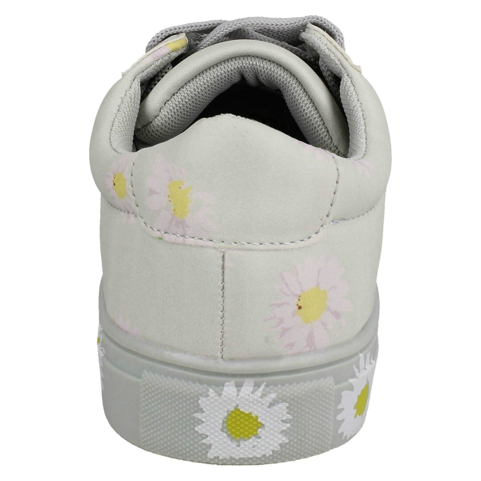 Ladies Spot On Daisy Print Pumps, Trainers F8R0348 - Picture 14 of 28