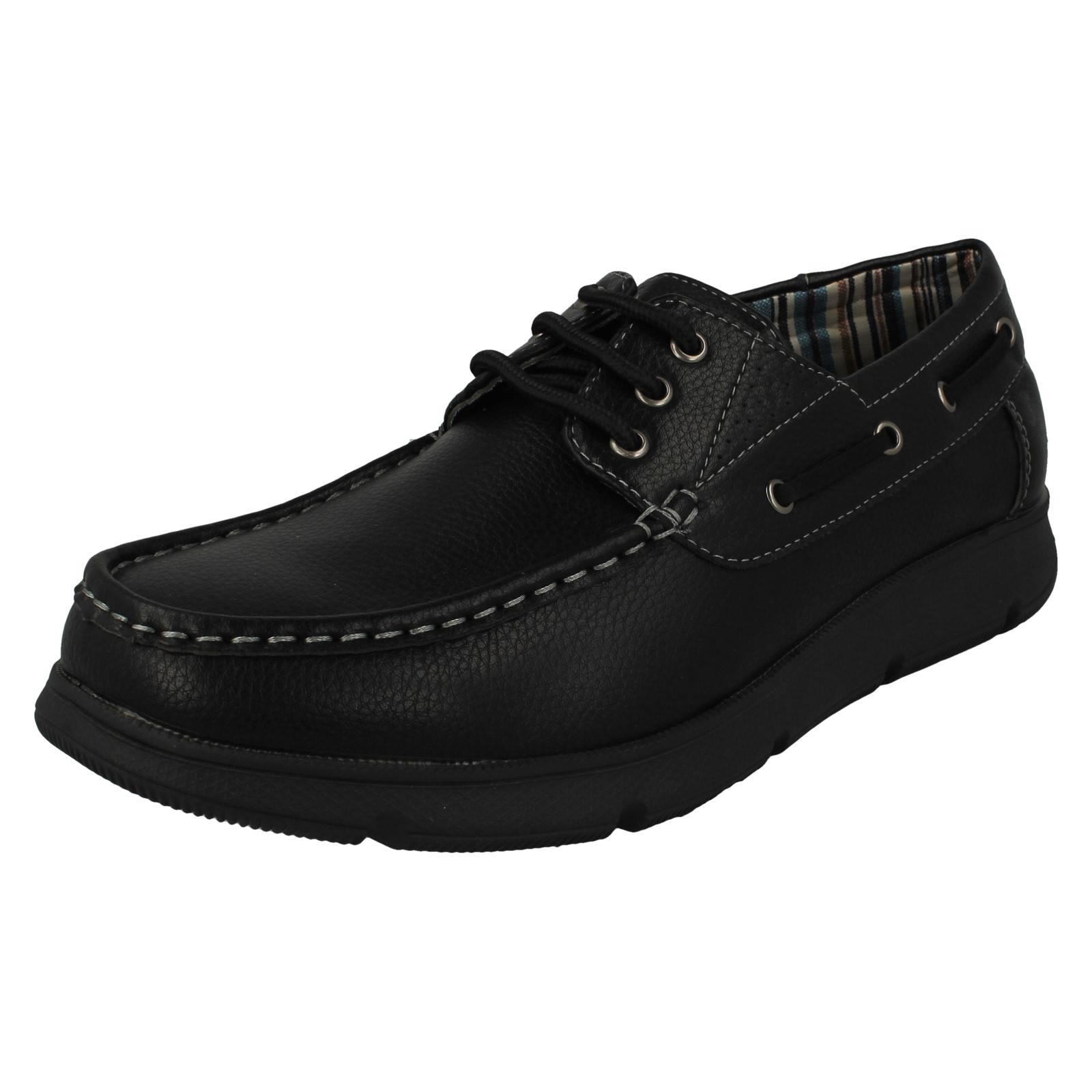 Mens Thomas Blunt Boat Style Shoes 'A2203' - Picture 11 of 19