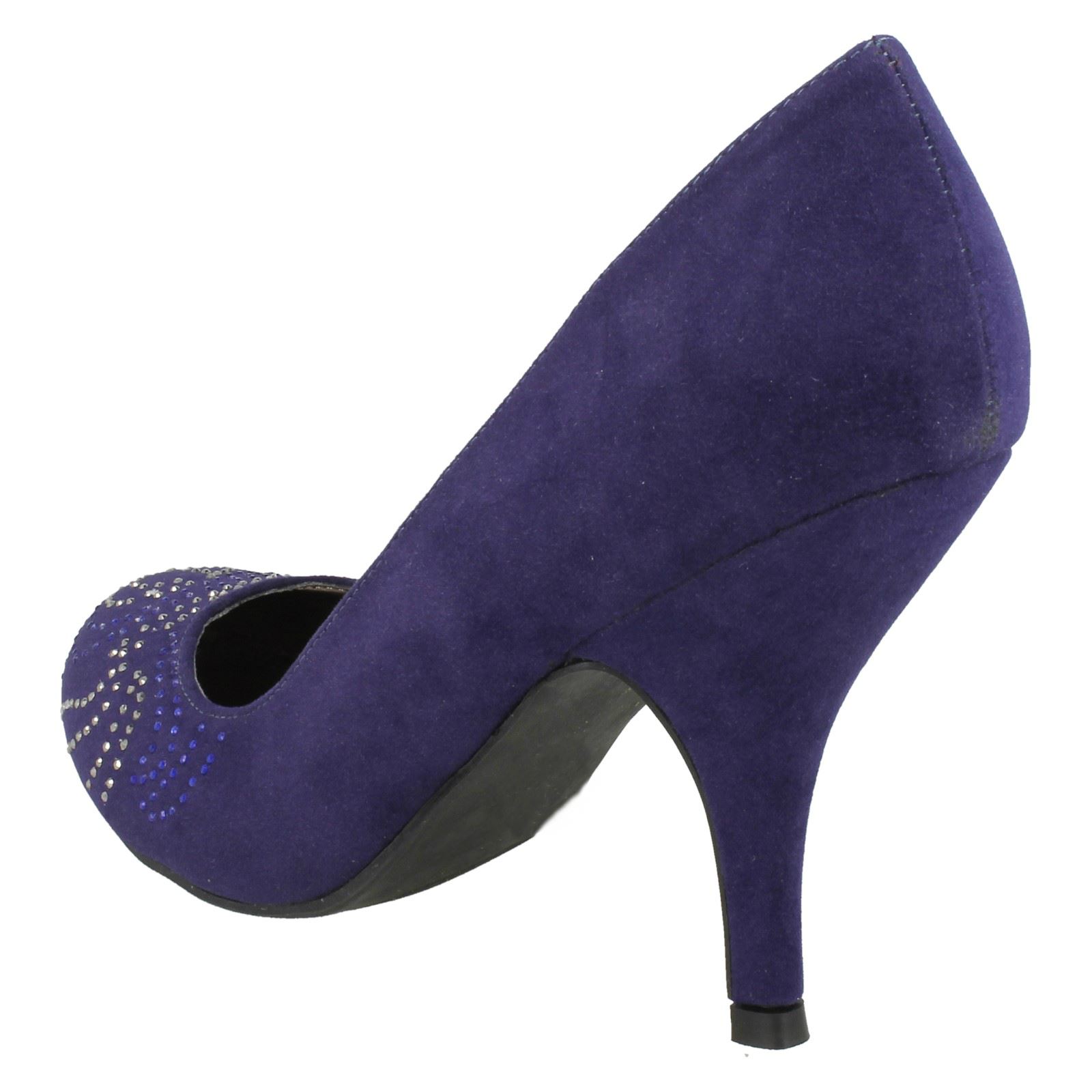 Zapatos de corte para dama Anne Michelle con patrón de diamante - Imagen 34 de 36