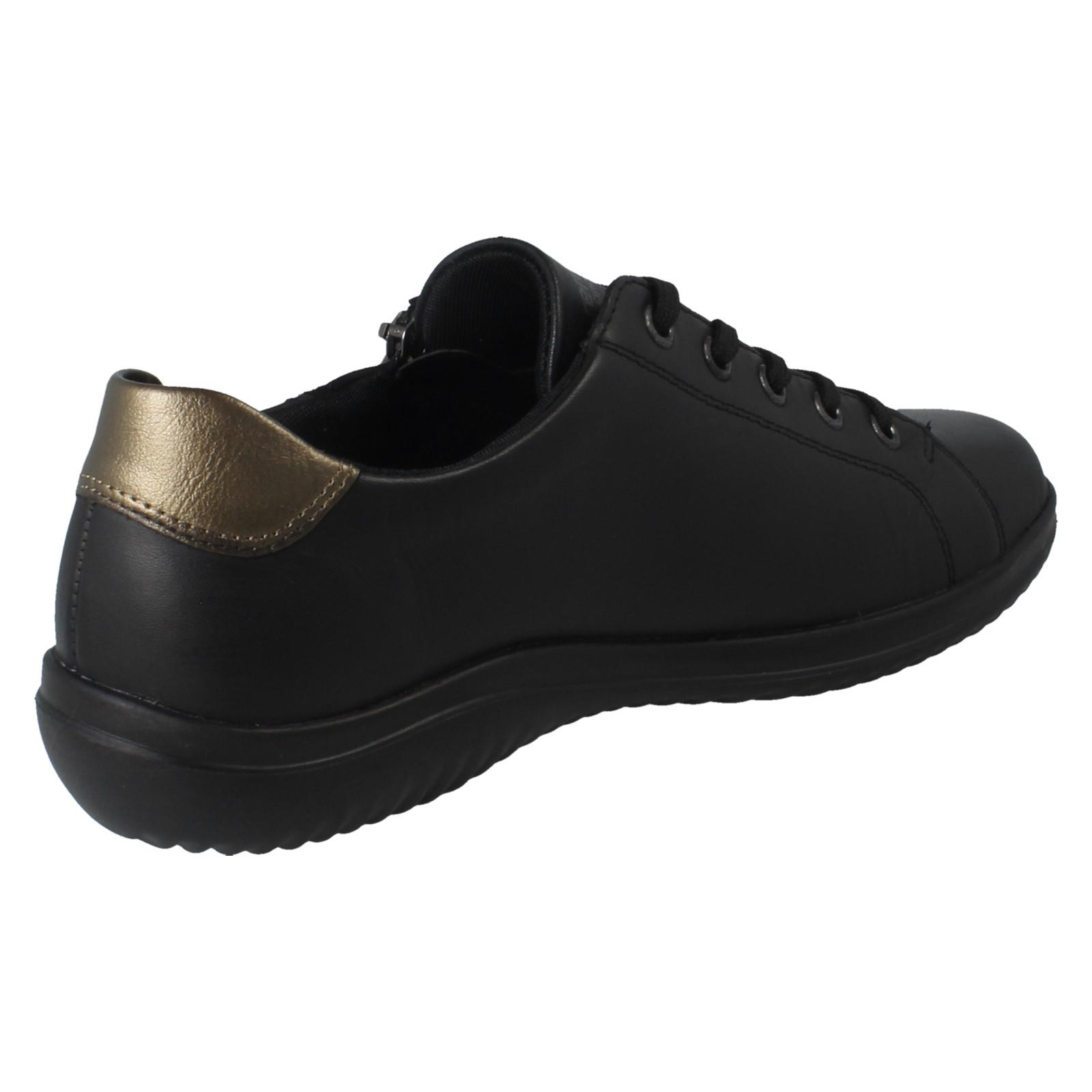 Ladies Remonte Lace and Zip Fastening Casual Trainer Shoes D1E00 - Picture 6 of 10