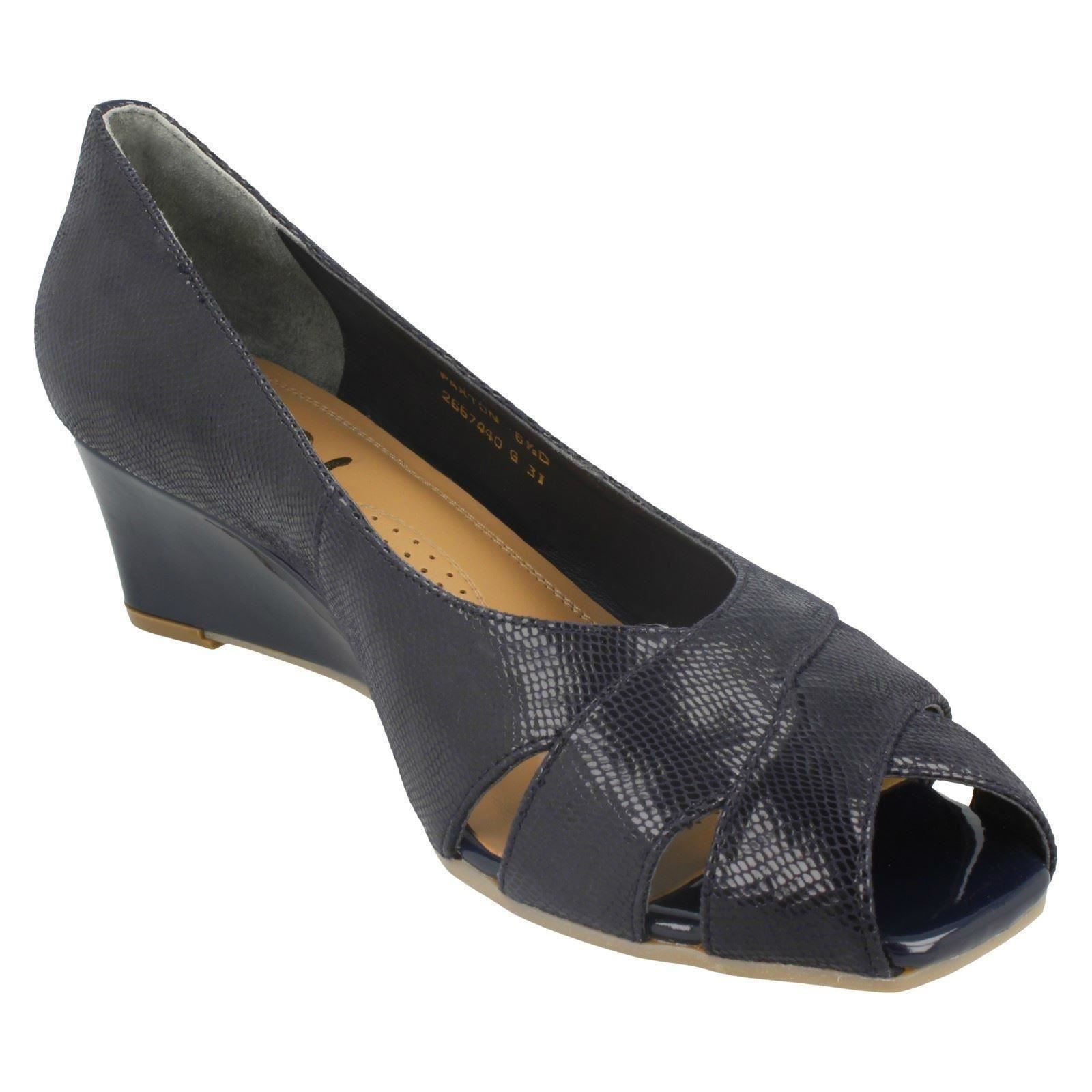 van dal peep toe wedge shoes