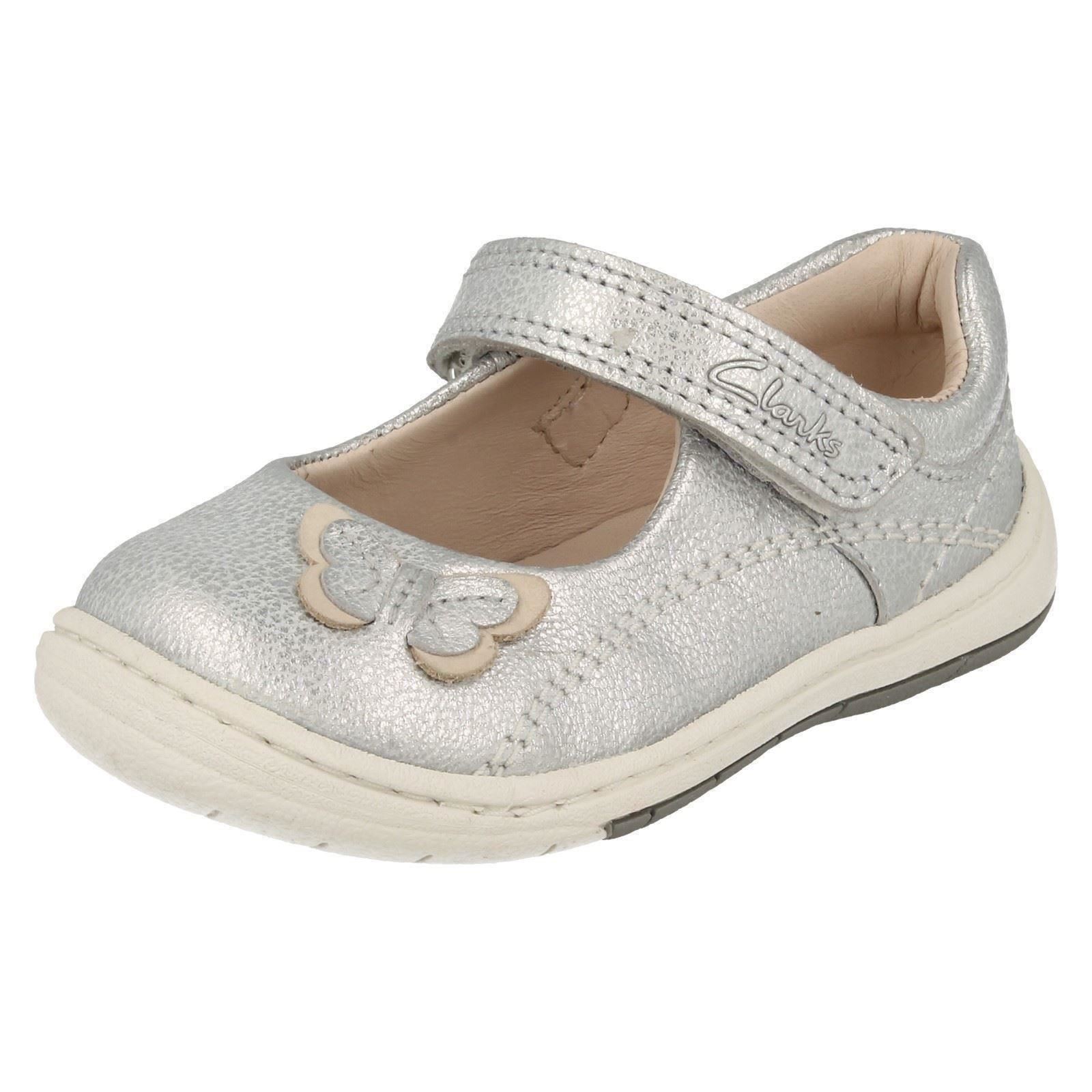 Infant Girls Clarks First Mary Jane Shoes *Softly Wow* eBay
