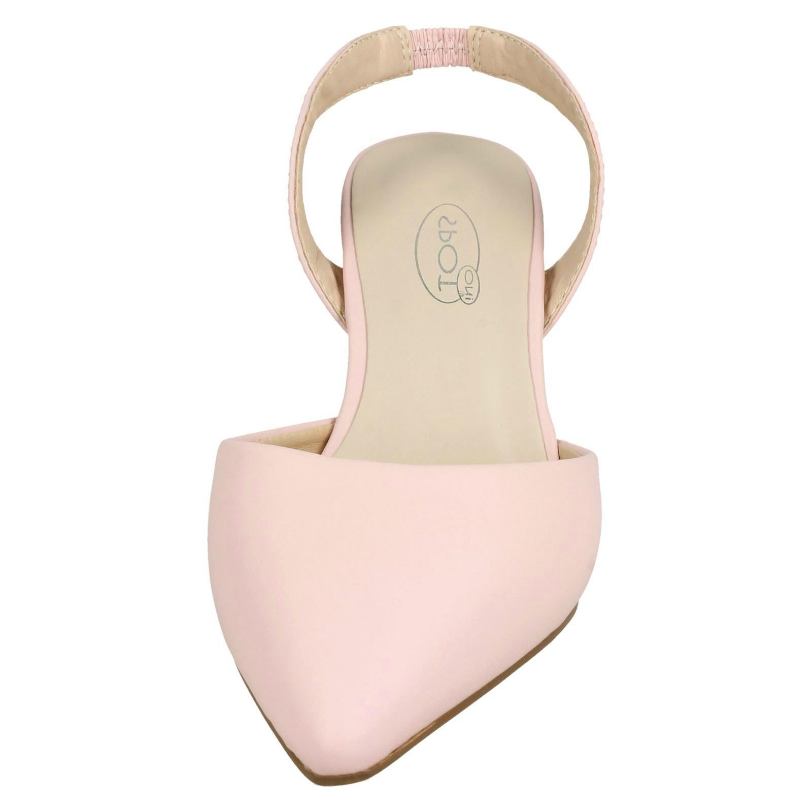 Ladies Spot On Slingback Shoes Heels *F9R0057* - Picture 54 of 73