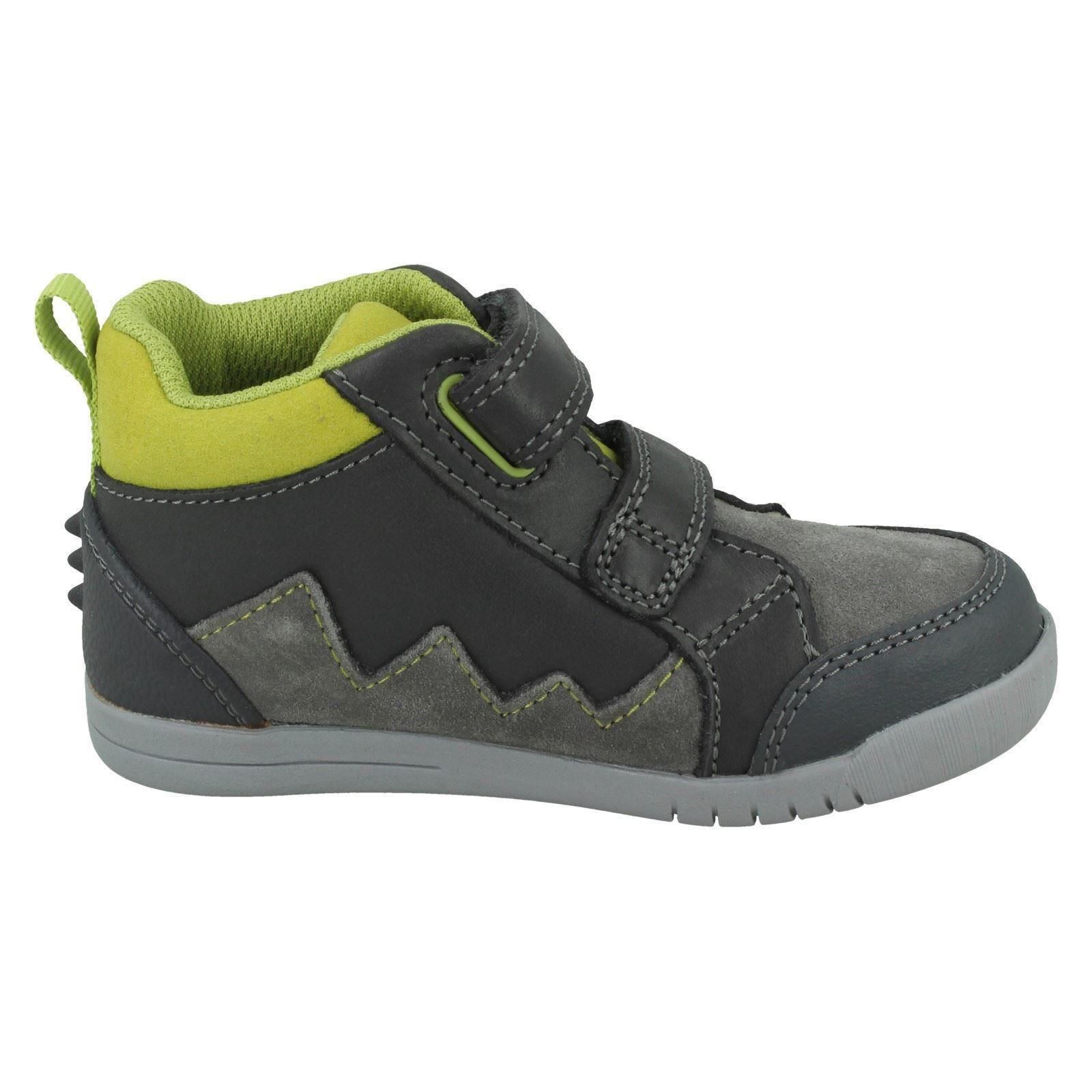 Botas Casual Para Niños Clarks Hasta El Tobillo Rex Park - Picture 7 of 28