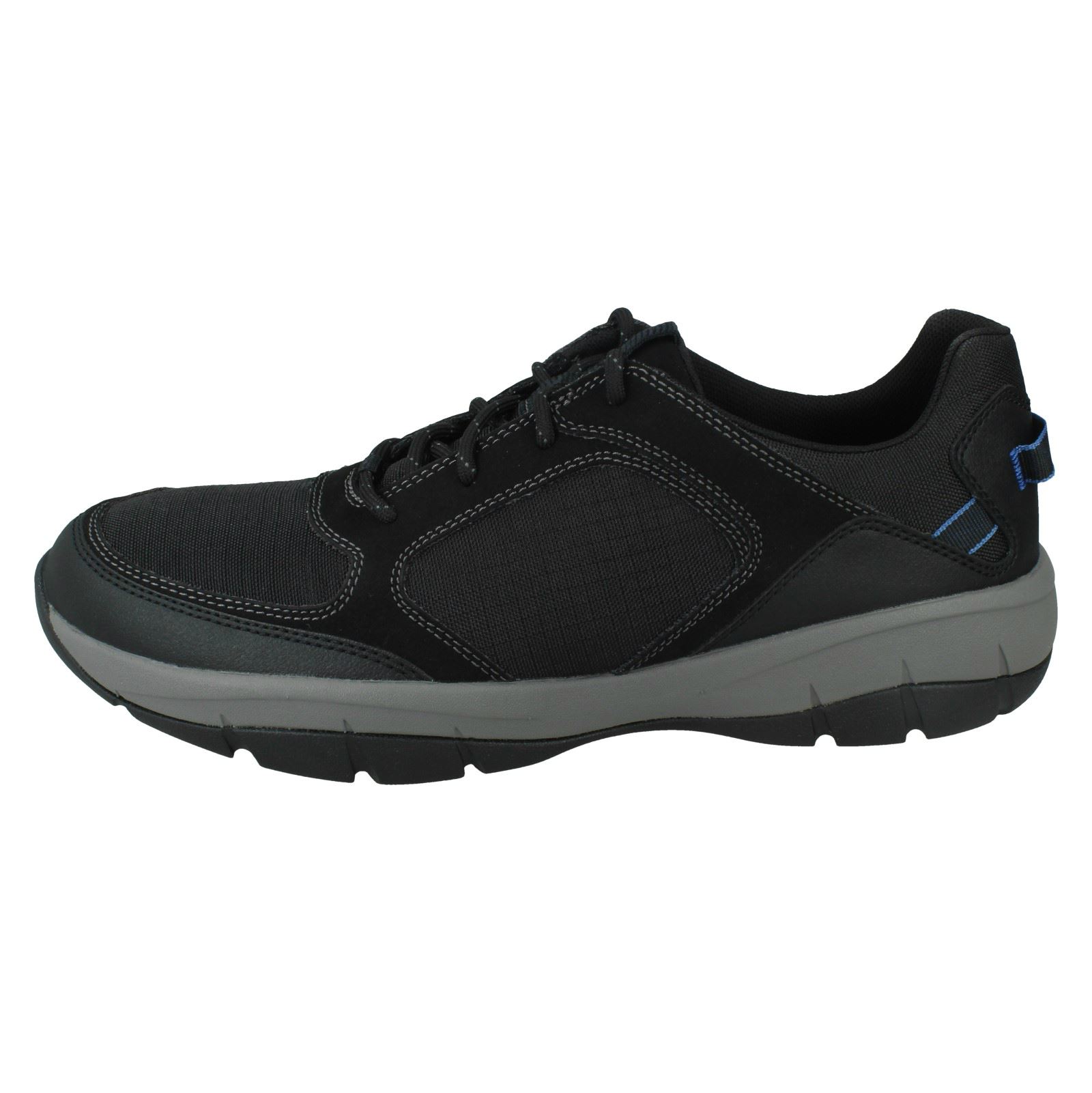 Scarpe da ginnastica uomo Clarks casual Ervin pizzo - Foto 3 di 10