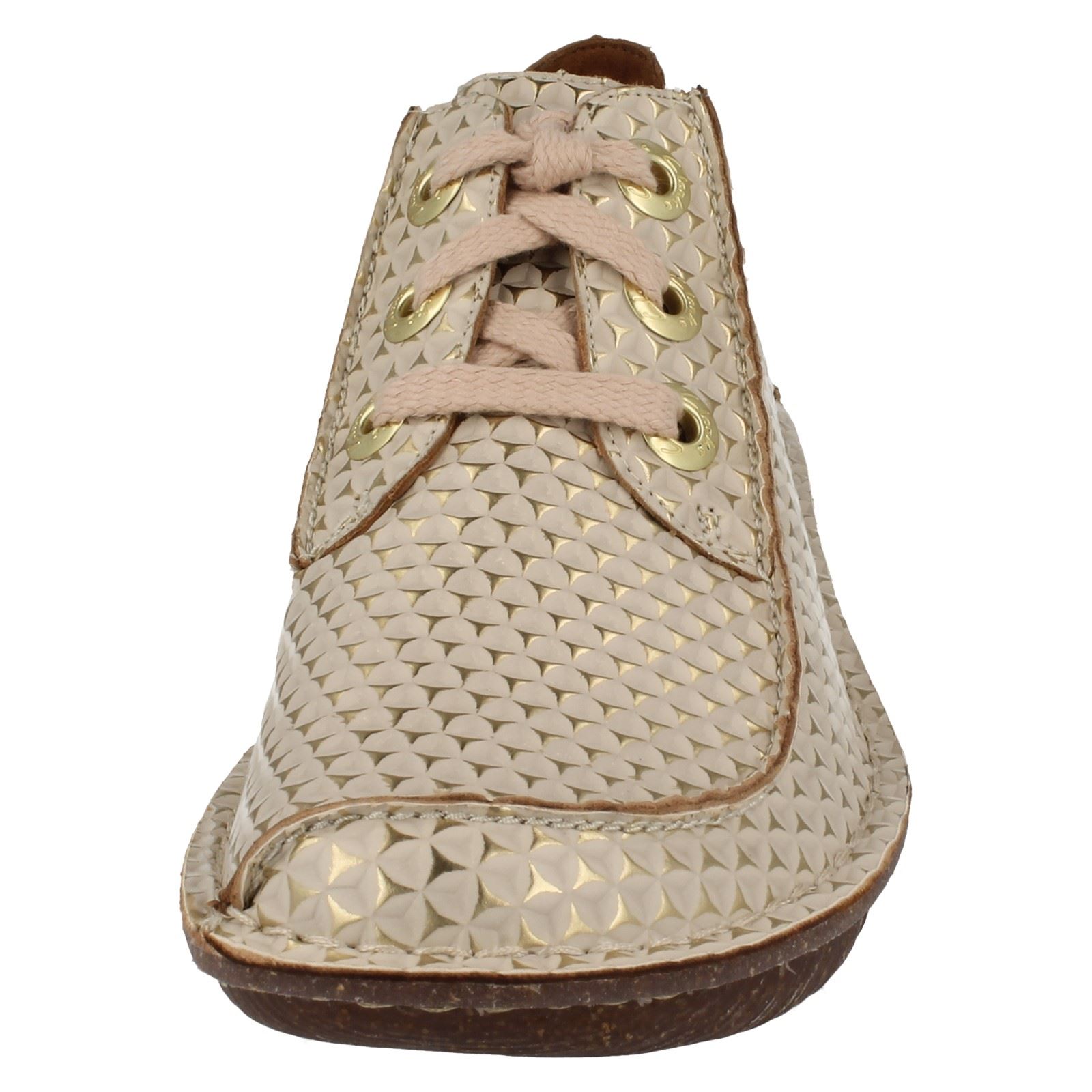 Scarpe Casual In Pelle Clarks Da Donna Lace Up Funny Dream - Picture 138 of 145