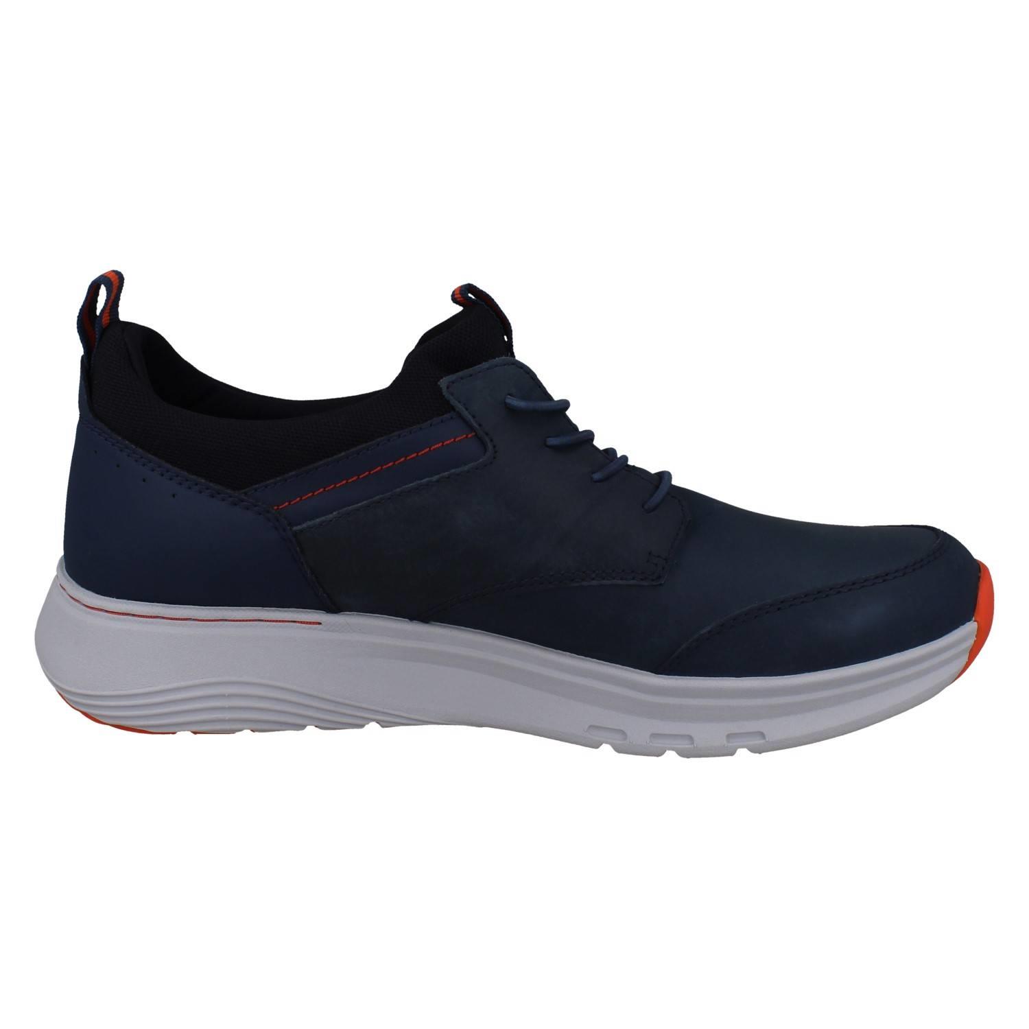 Men's Clarks Motion Tread Slip On Casual Waxy Leather Shoes Motion Trek EZ - Picture 16 of 19