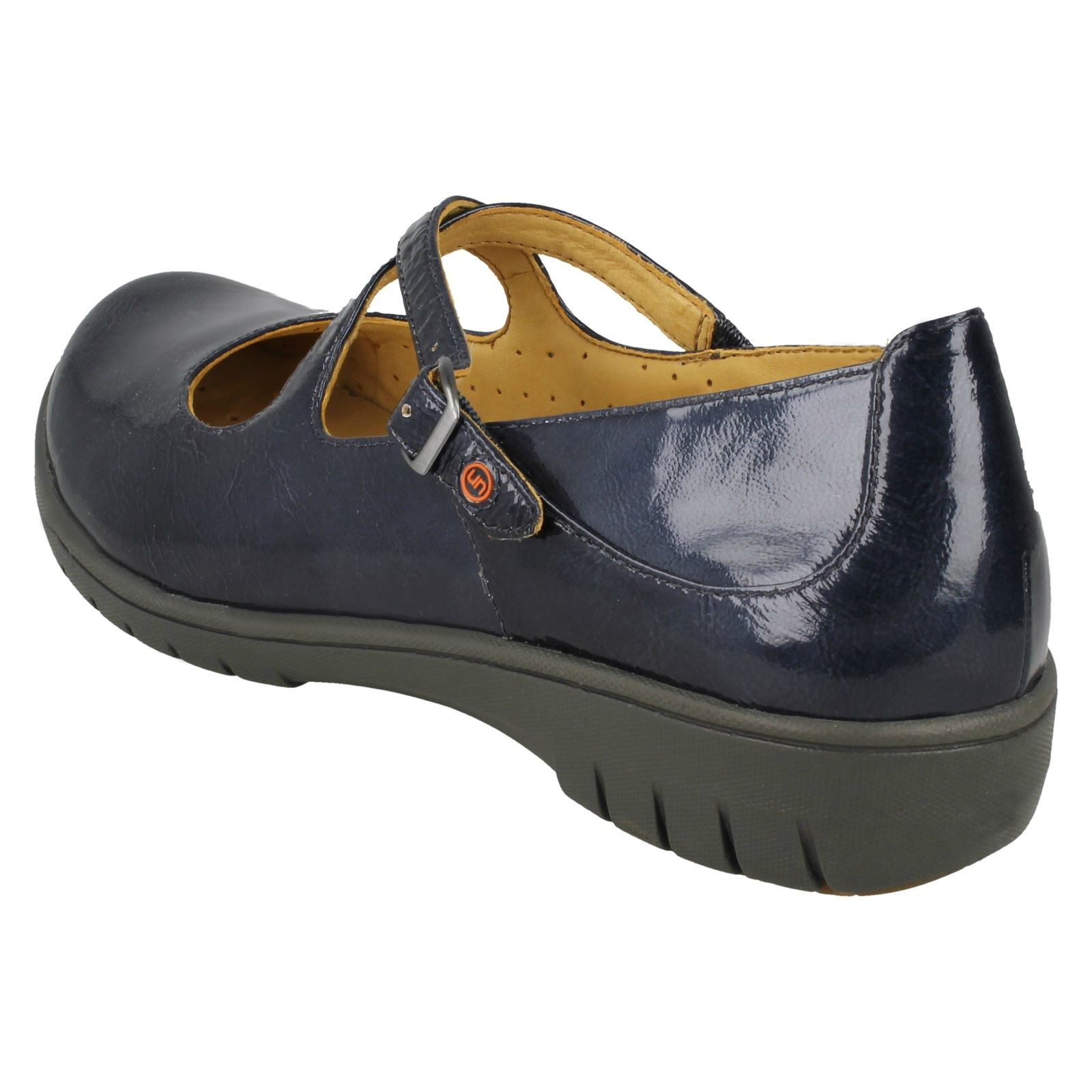 Ladies Lady Jane Navy Buckle Flats Up Clarks blå Mary Un Bqd0wBn1