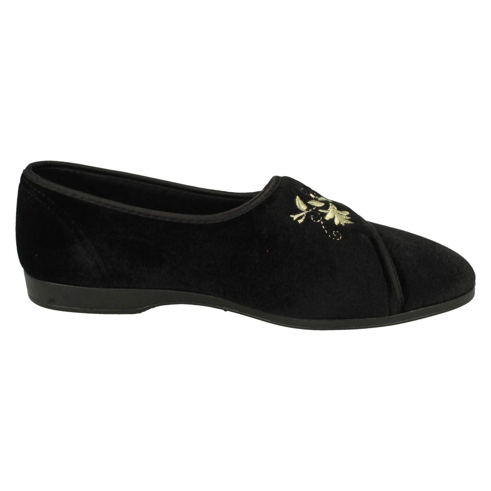 Ladies Free-Step Hook And Loop Fastened Full Slipper KV784 - Picture 9 of 28