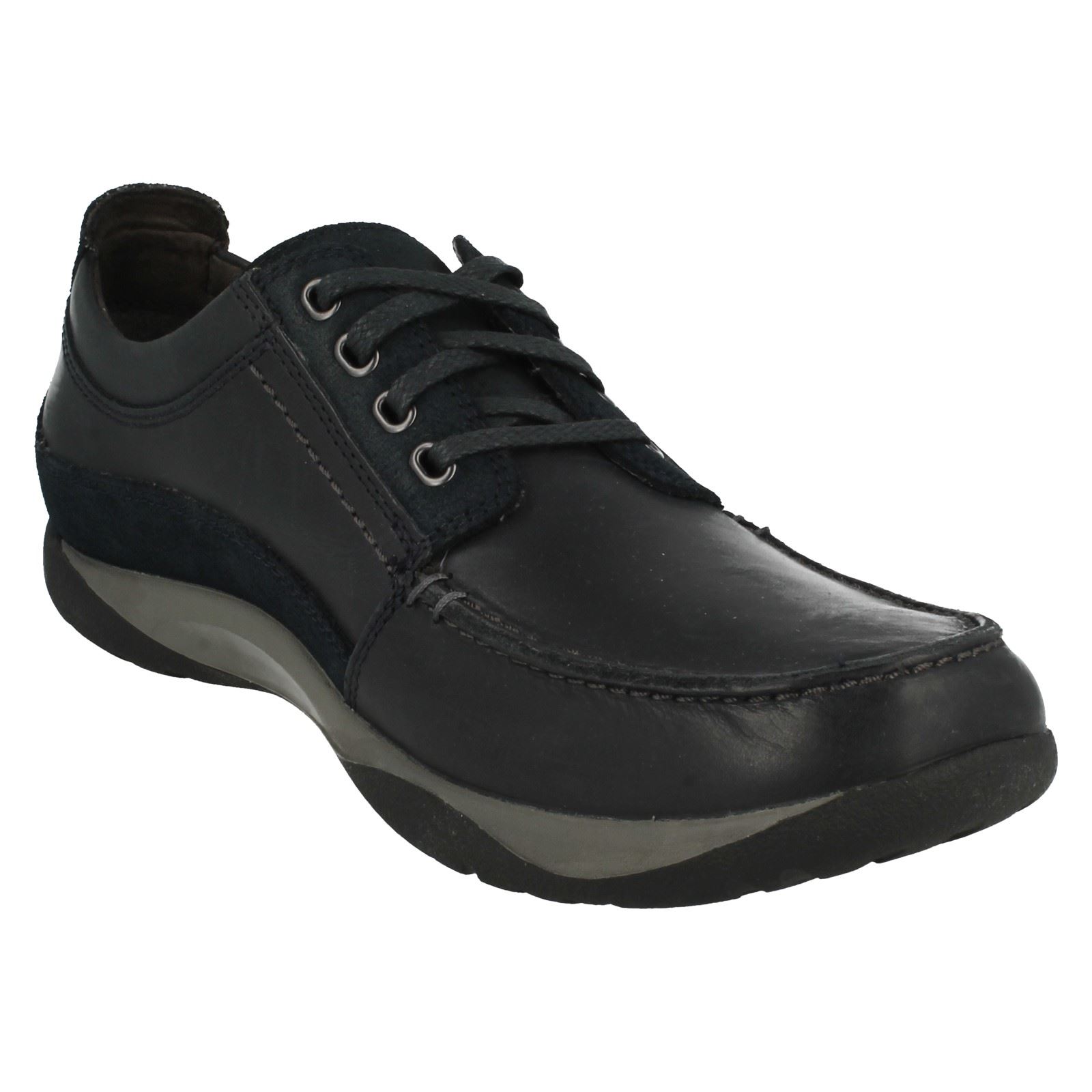 ' Cordones Andar Clarks Casual Zapatos Hombre Con Route IfXzwqxq