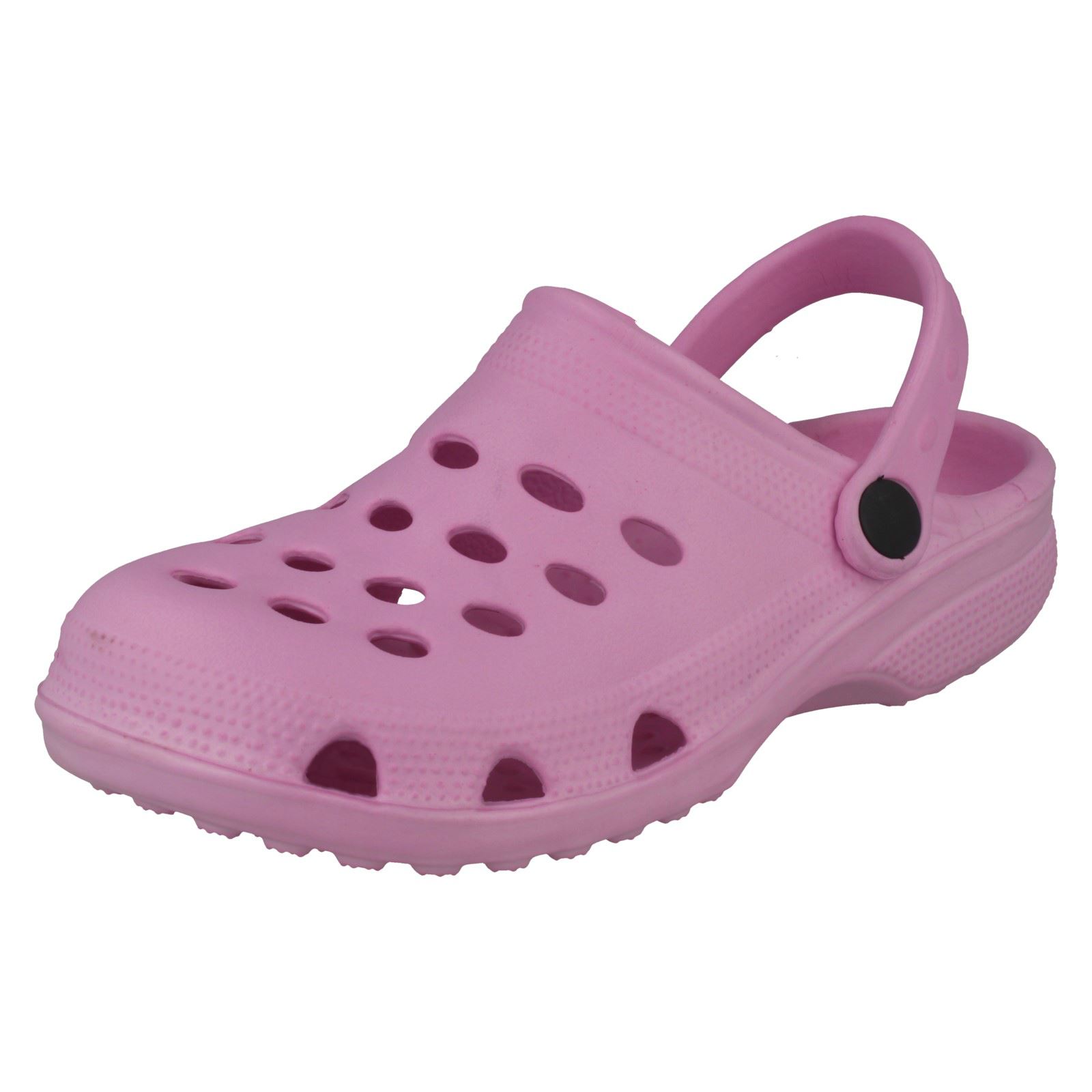 Childrens Unisex Spot On Clogs With Ankle Strap - Picture 20 of 28