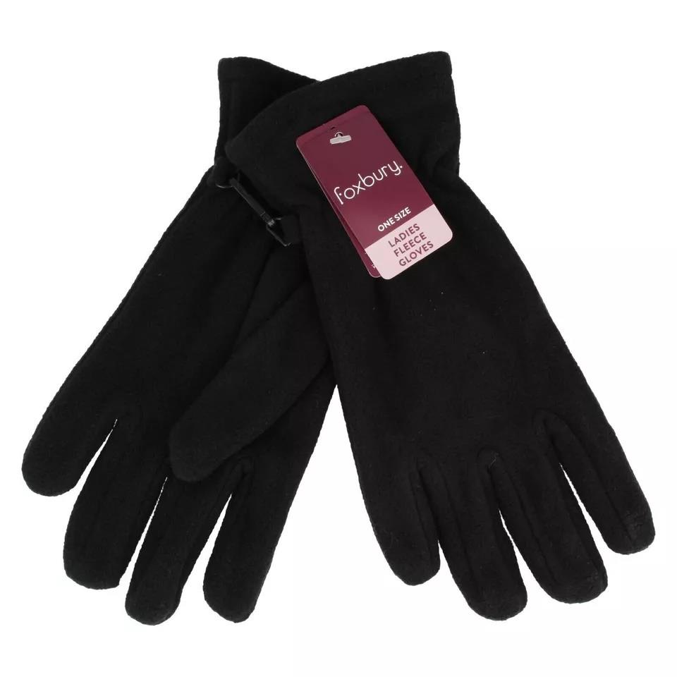 Ladies Foxbury One Size Fleece Gloves 'GL1000' - Picture 3 of 7