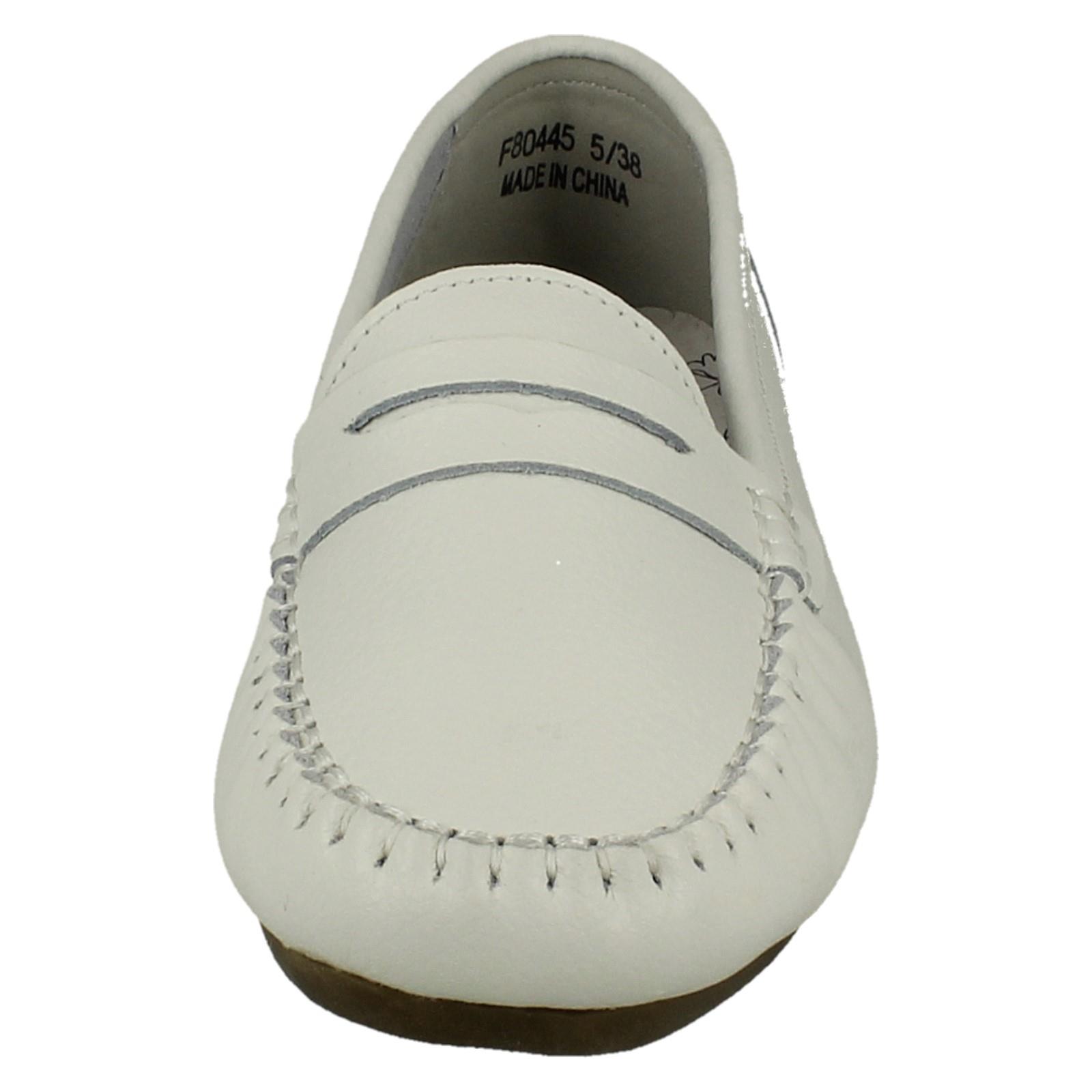 Ladies Down To Earth Leather Shoes F8R0445 - Picture 63 of 64