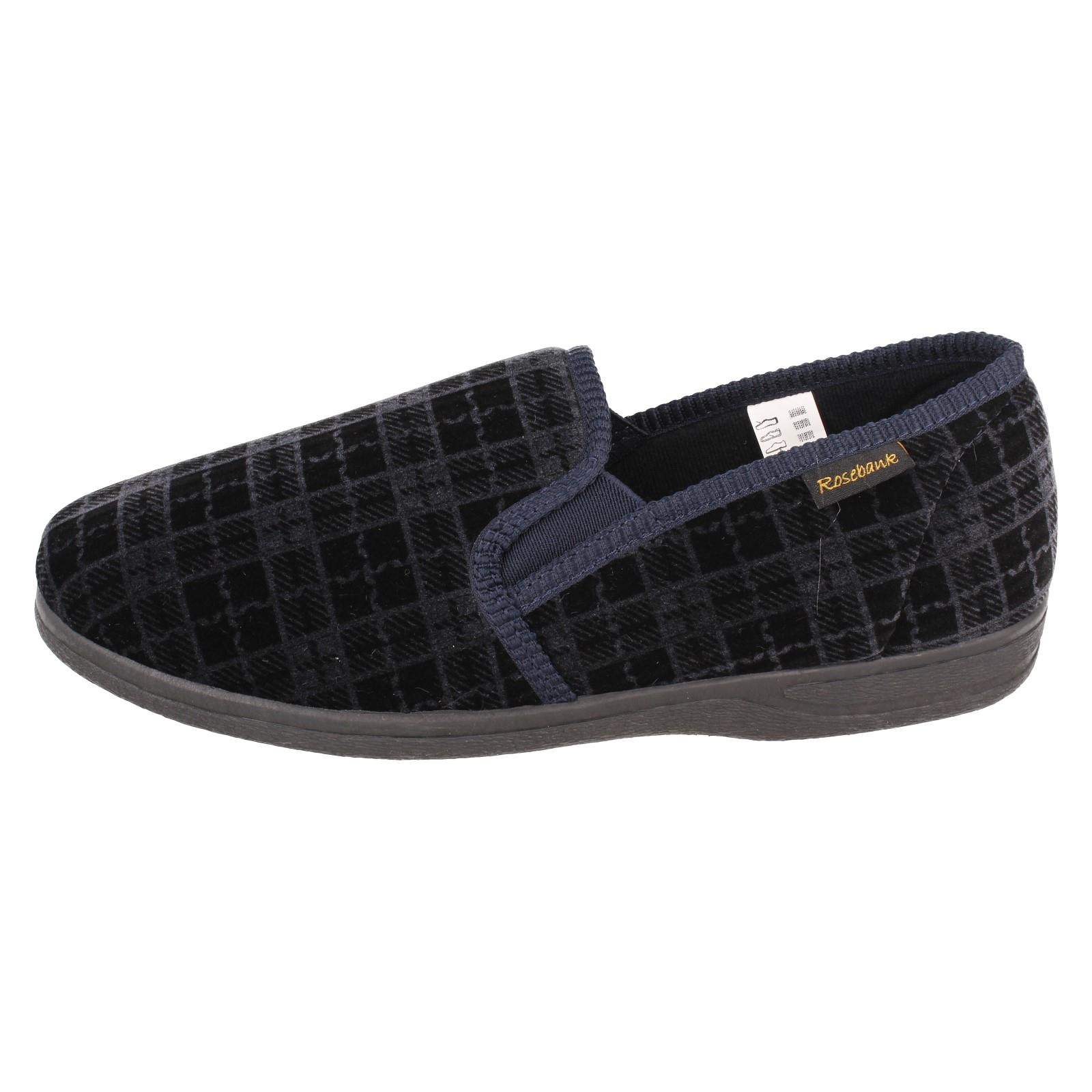 Mens Rosebank Twin Gusset Indoor Slippers Jack - Picture 3 of 19