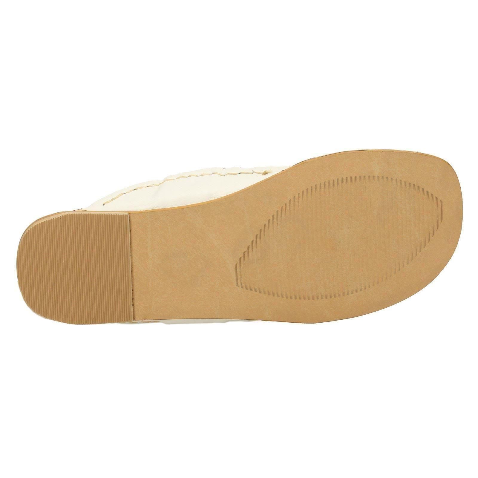 Ladies Leather Collection Flat Toeloop 'Braided Sandals' - Picture 55 of 55