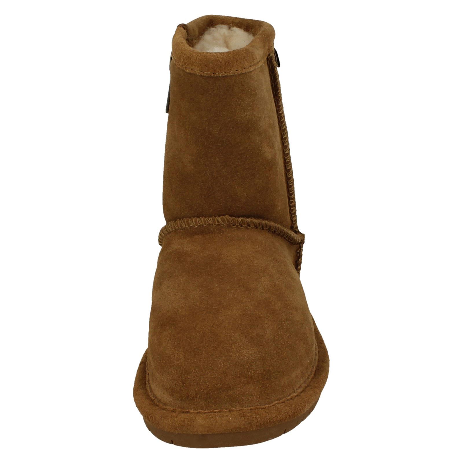 Girls Bearpaw Real Sheepskin Lined Boots 'Emma Toddler' - Picture 19 of 19
