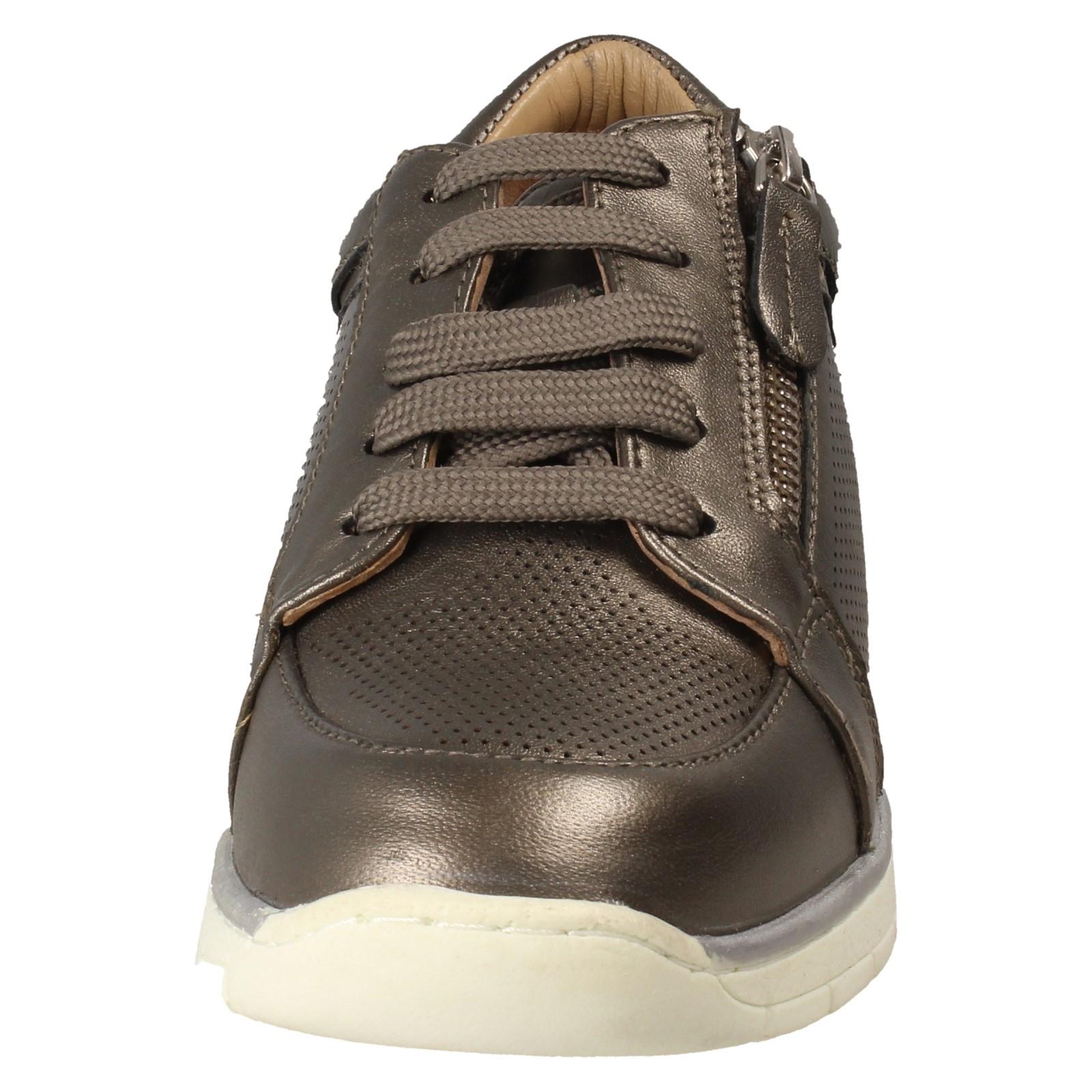 Zapatillas deportivas con cordones y cremallera lateral para dama Ivy - Imagen 5 de 19