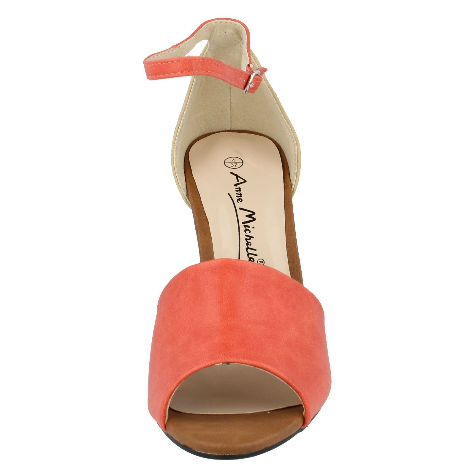 "Sandalias de tacón" con correa al tobillo para damas Anne Michelle - Imagen 15 de 28