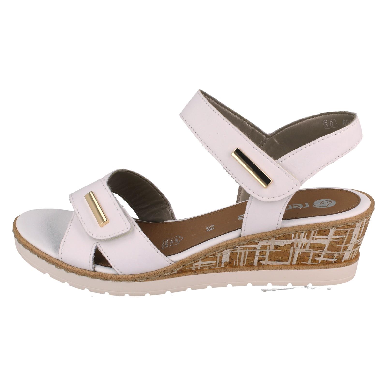 Sandali Da Donna Remonte Con Cinghie Regolabili E Tacco A Wedge *R6R266* - Picture 12 of 19