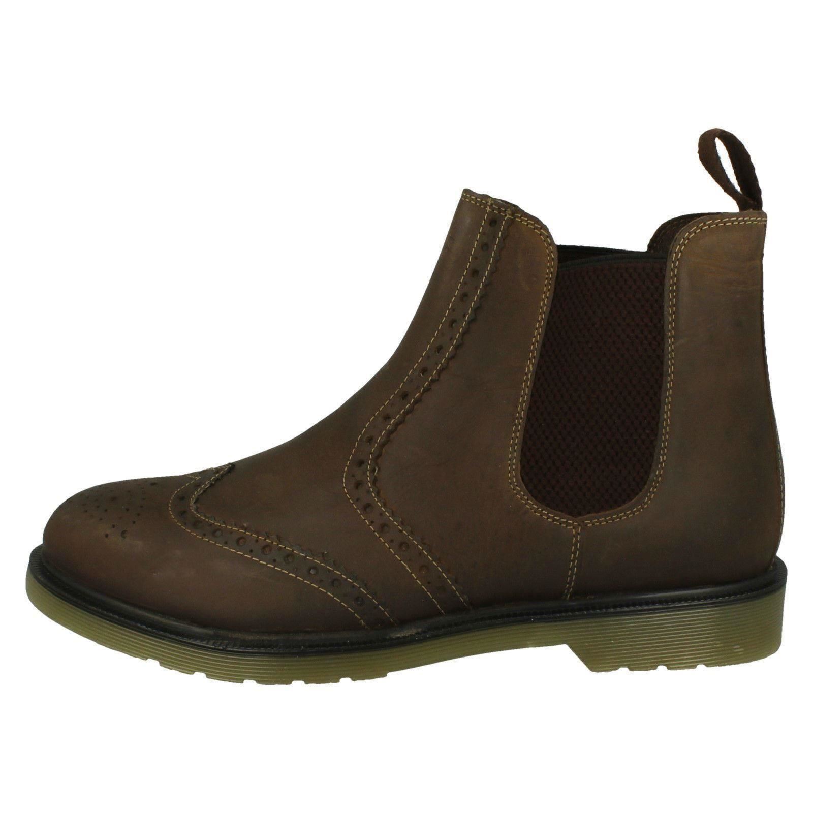 Mens Oak Trak Pull On Chelsea Boots Belper