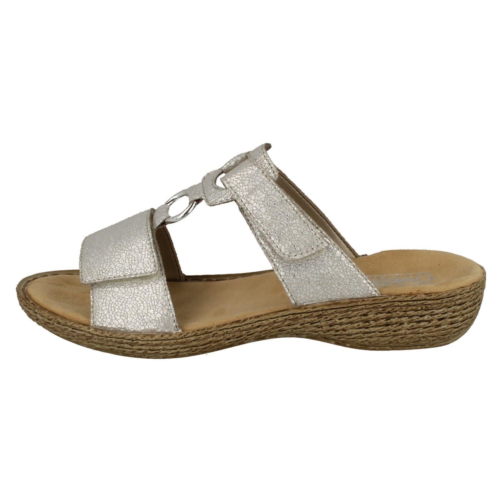 Ladies Rieker Slip On Sandals /'658P9/'