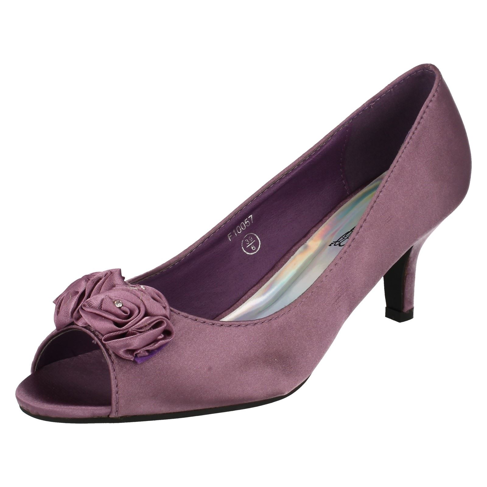 "Zapatos para dama Spot On Peep Toe con ""detalle floral"" - Imagen 38 de 55