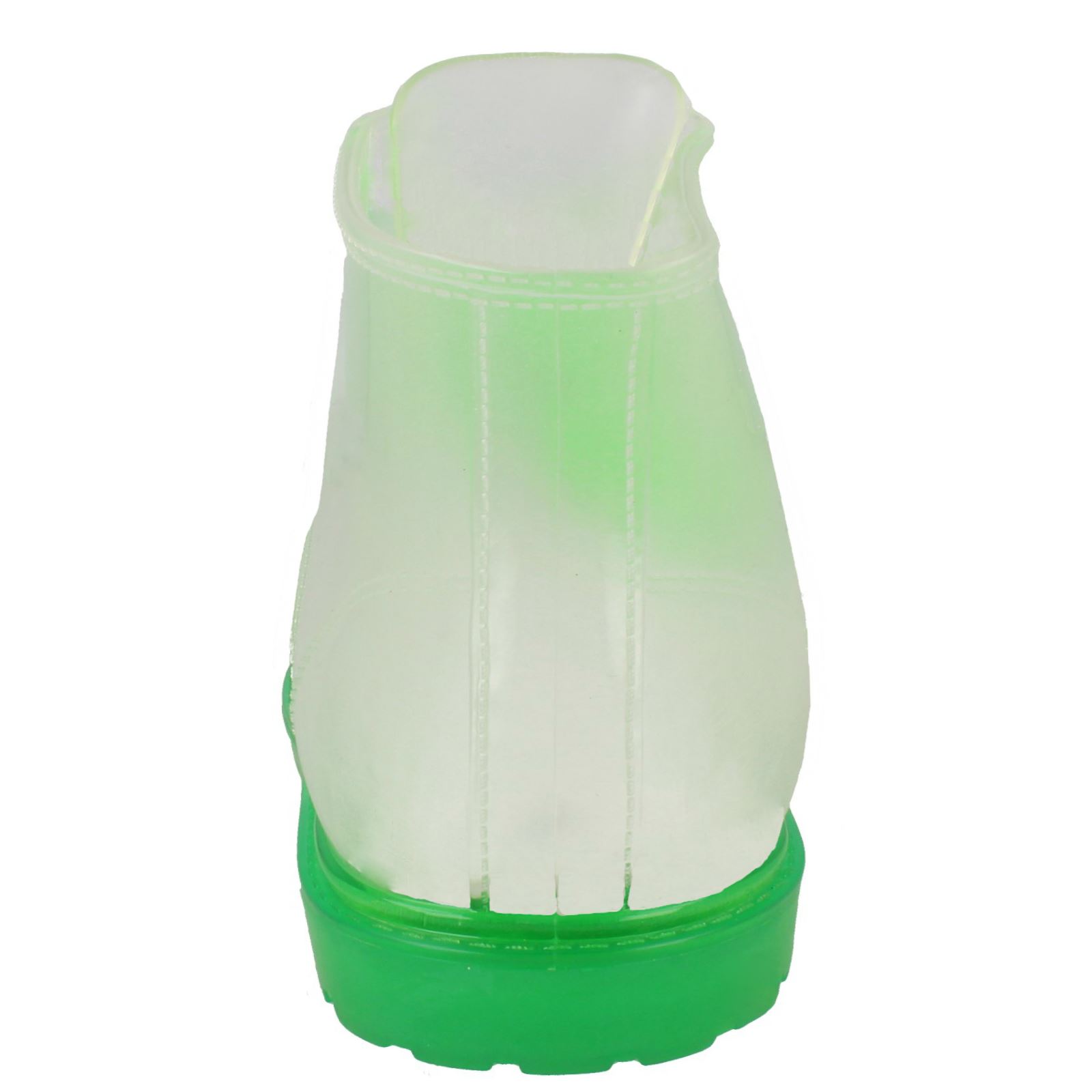 Girls Spot On Lace Up Jelly Look Wellington Boot - Picture 19 of 46