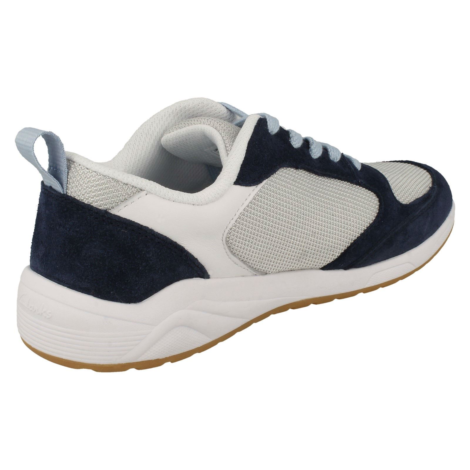 Childrens Clarks Unisex Casual Lace Up Trainers Aeon Flex Y - Picture 6 of 10