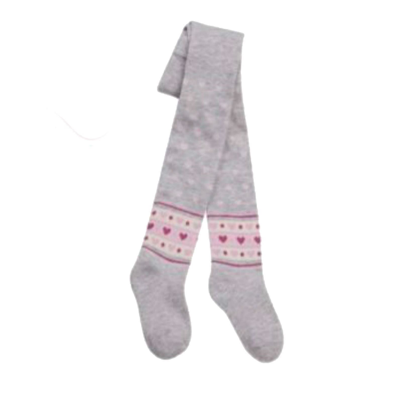 Girls Tick Tock Design Tights 45B115 - Picture 2 of 7