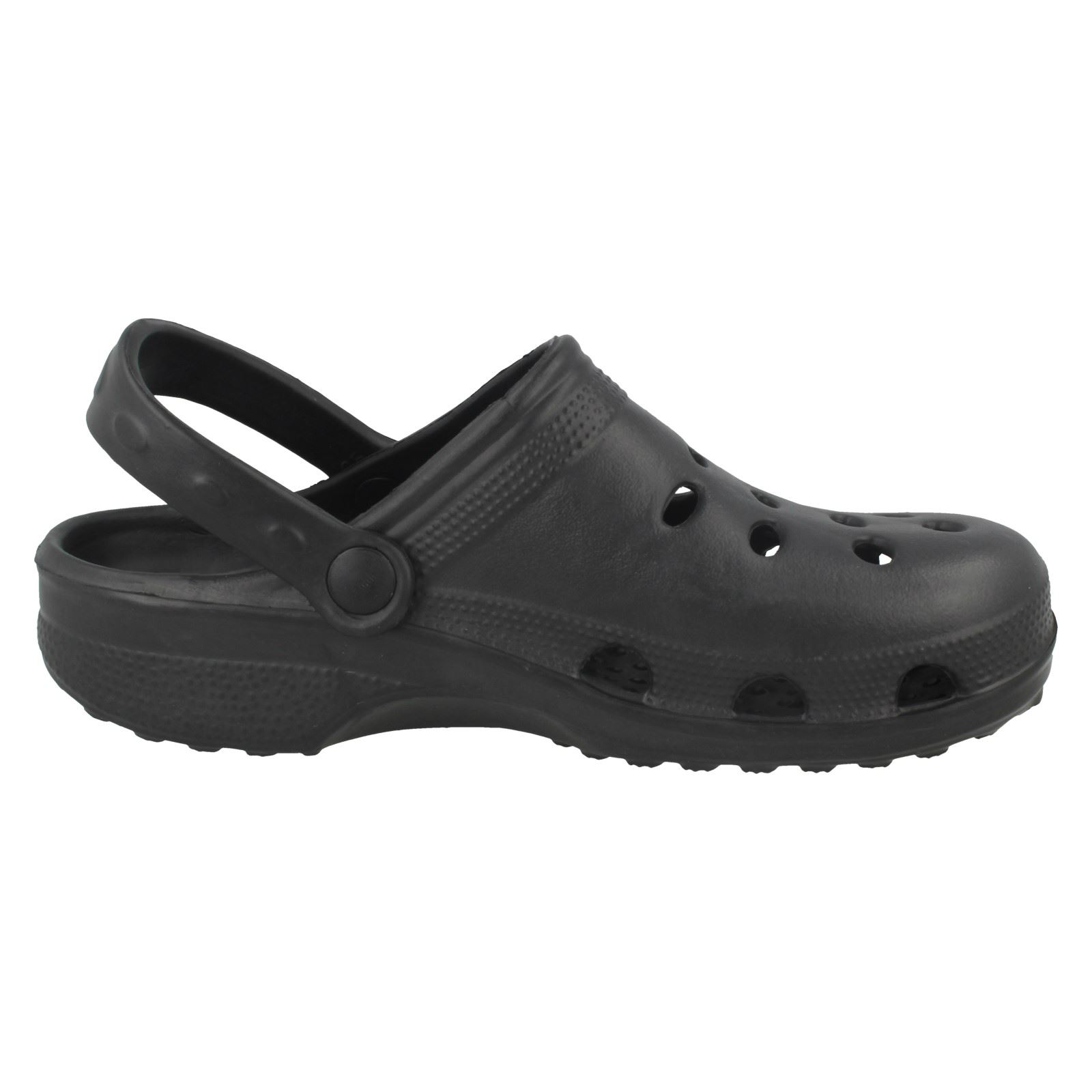 Childrens Unisex Spot On Clogs With Ankle Strap - Picture 3 of 28