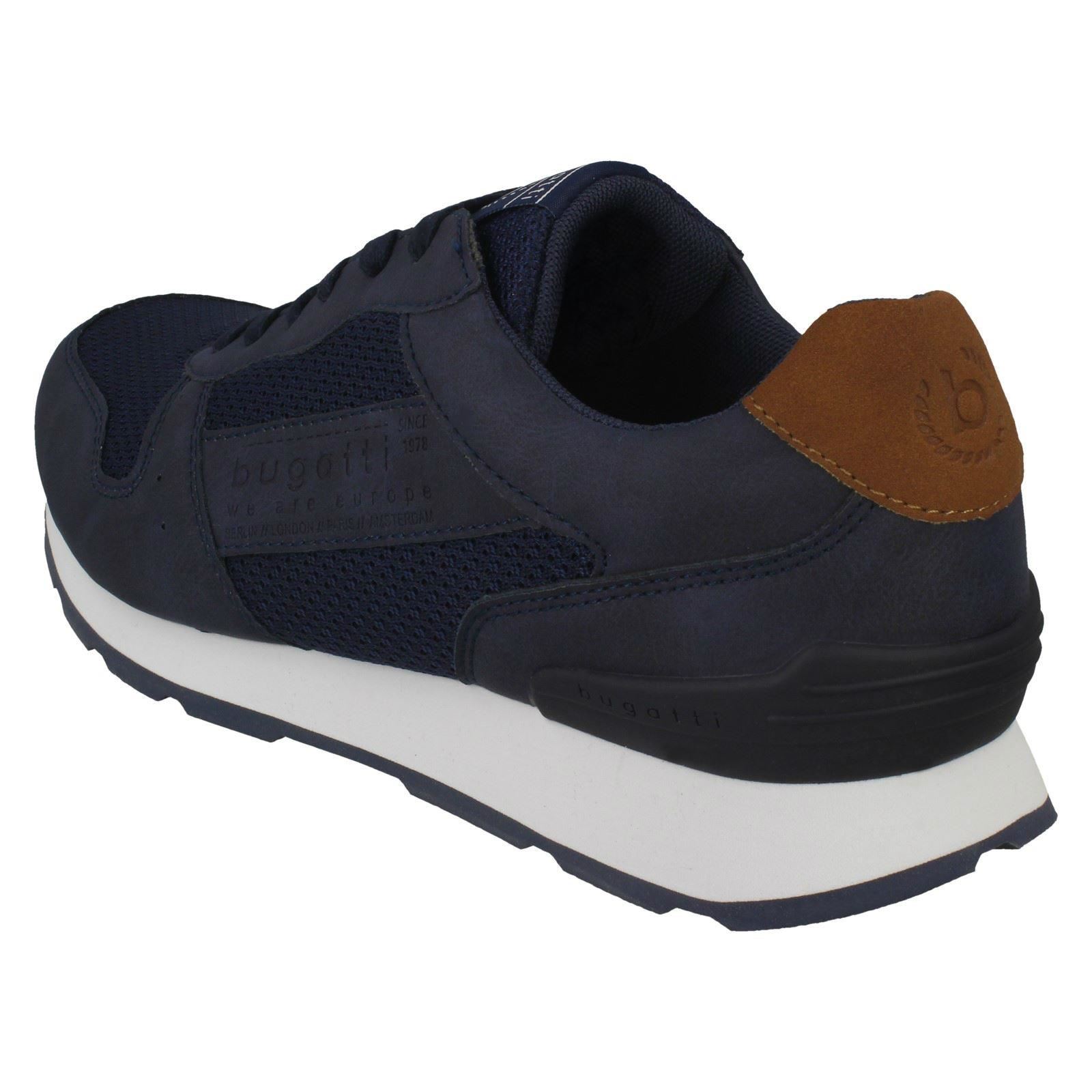 Details zu Mens Bugatti Smart Lace Up Trainers '323-30805-5900' Beliebt super willkommen