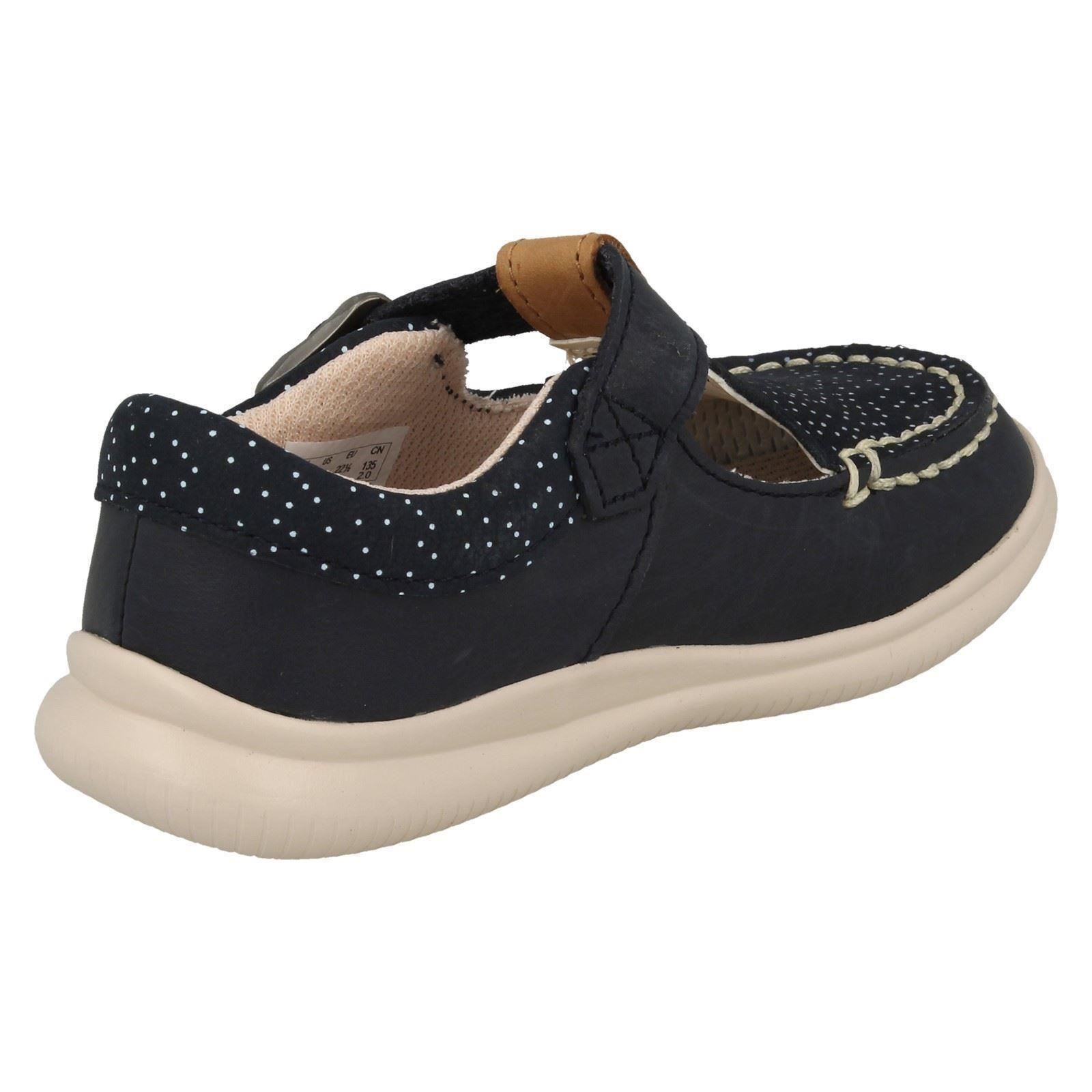 Girls Clarks Casual T-Bar Shoes 'Cloud Rosa' - Picture 13 of 27