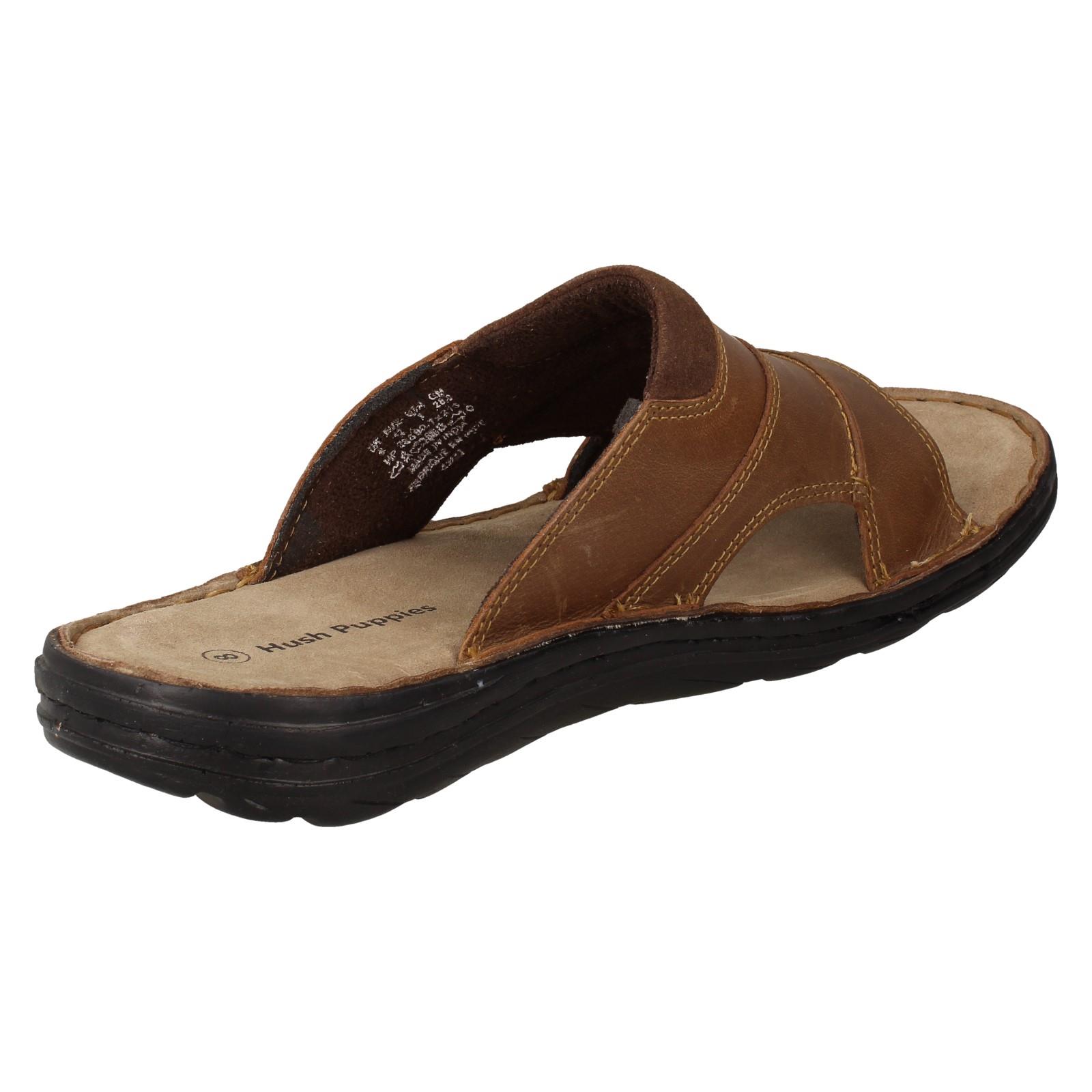 Mens Hush Puppies Casual Mule Sandals 'Archer' - Picture 9 of 19