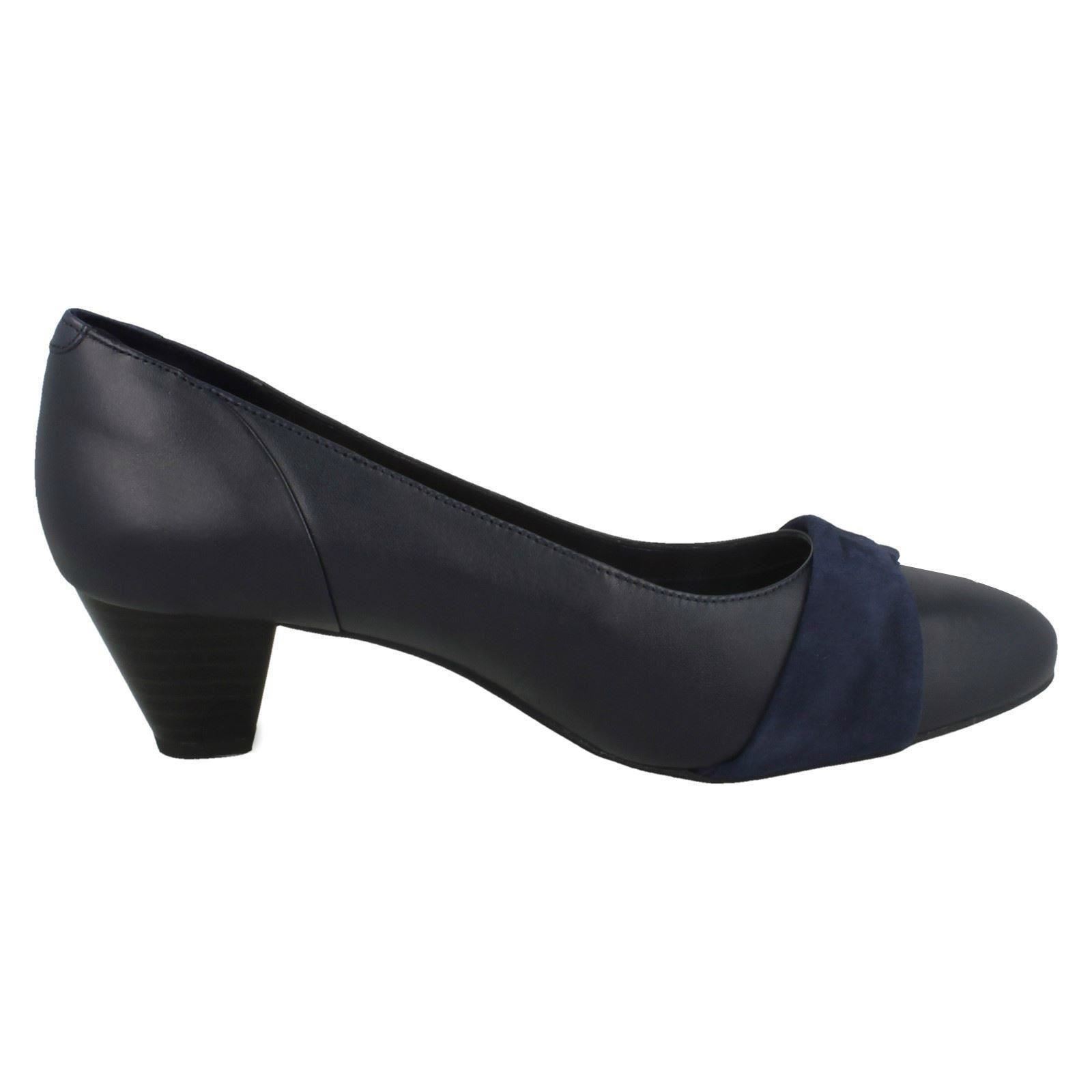 Ladies Ladies Ladies Clarks Formal Heeled Court shoes Denny Louise 26aa03 Ladies Ladies Ladies Clarks Formal Heeled Court shoes Denny Louise 26aa03