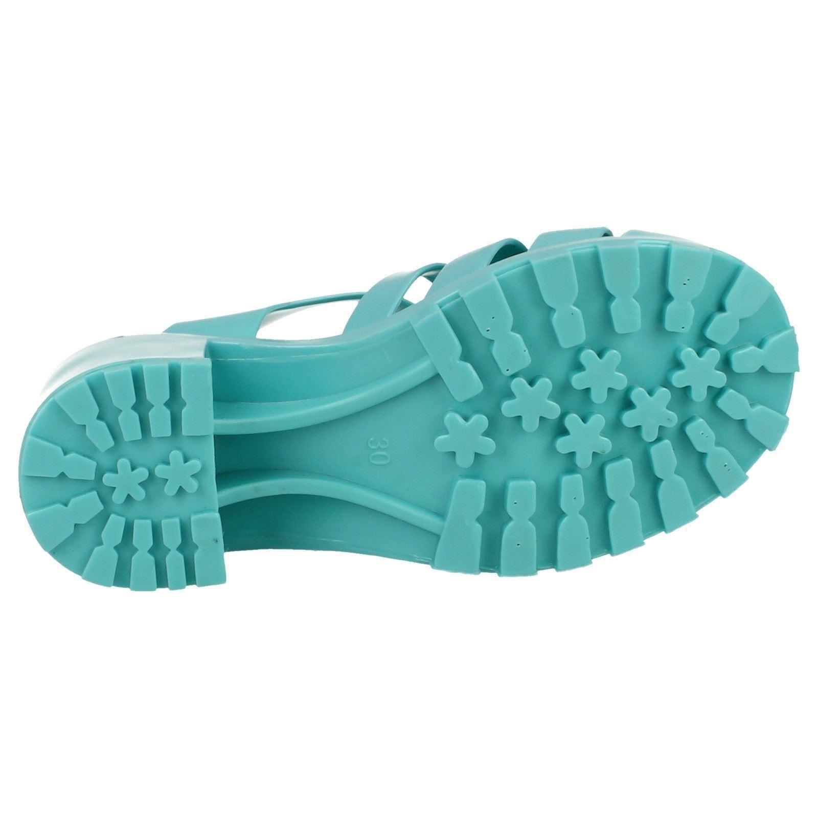 Girls Spot On Heeled "Jelly Shoes" - Picture 28 of 37
