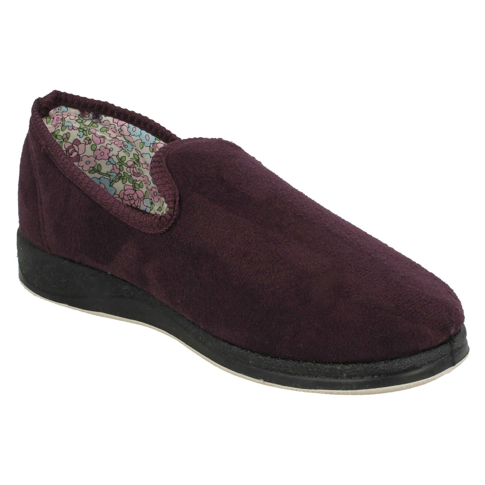 Ladies Padders Wide Fit Slippers 'Repose 18' - Picture 8 of 19