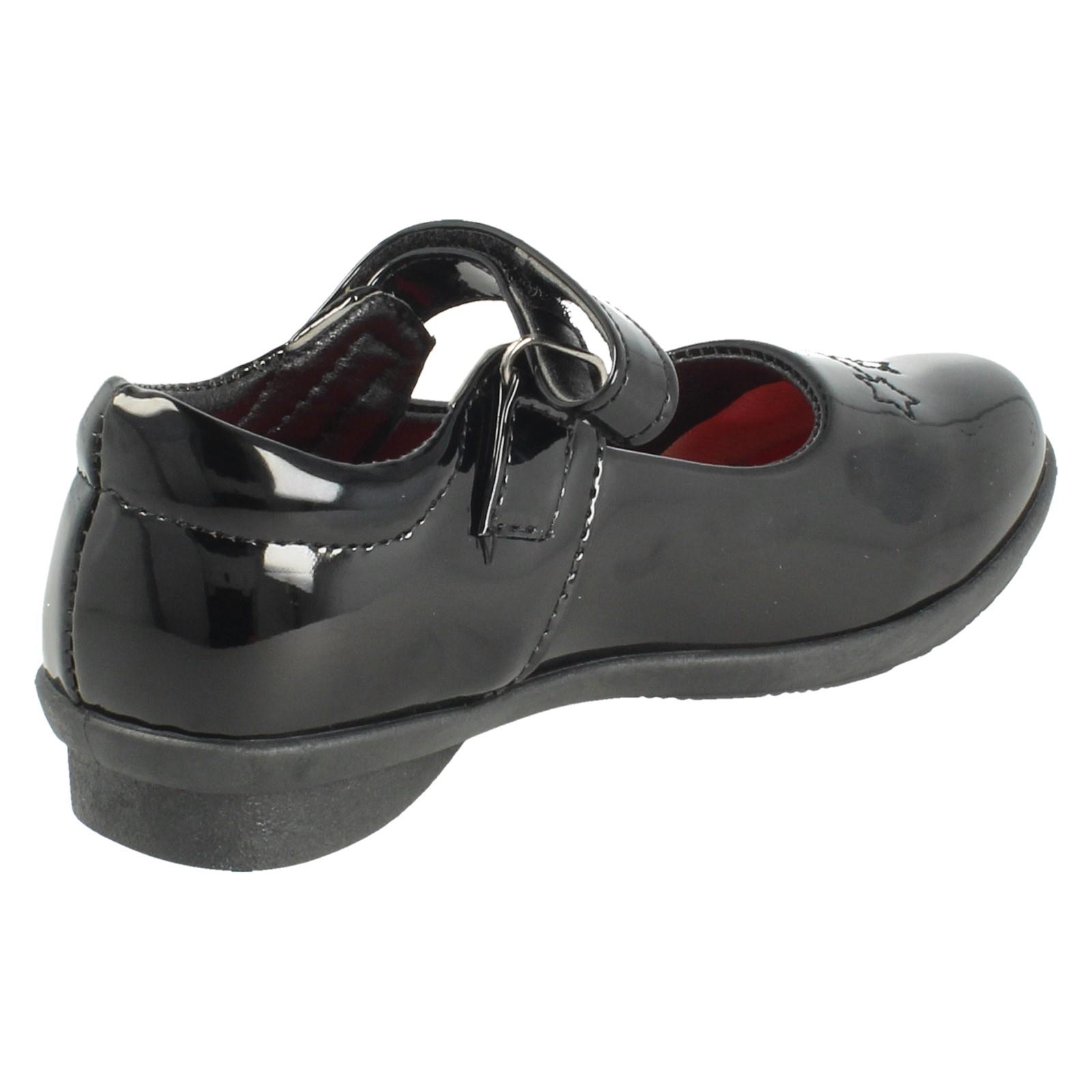 Girls Spot On Mary Jane School Shoes H2R674 - Picture 6 of 10