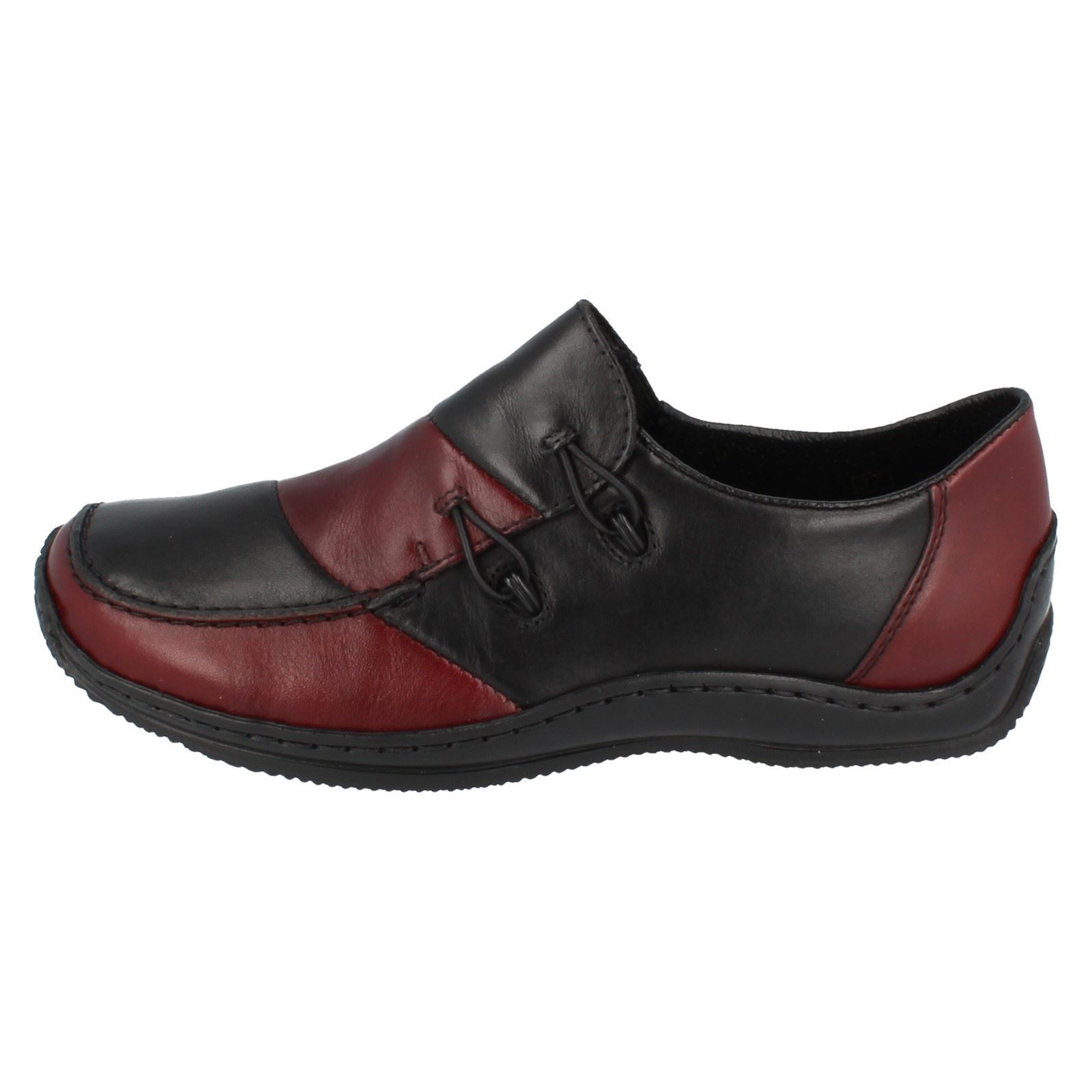 Ladies Faux Faux Faux Loop Fastening Rieker Slip On shoes L1762 99389c Ladies Faux Faux Faux Loop Fastening Rieker Slip On shoes L1762 99389c