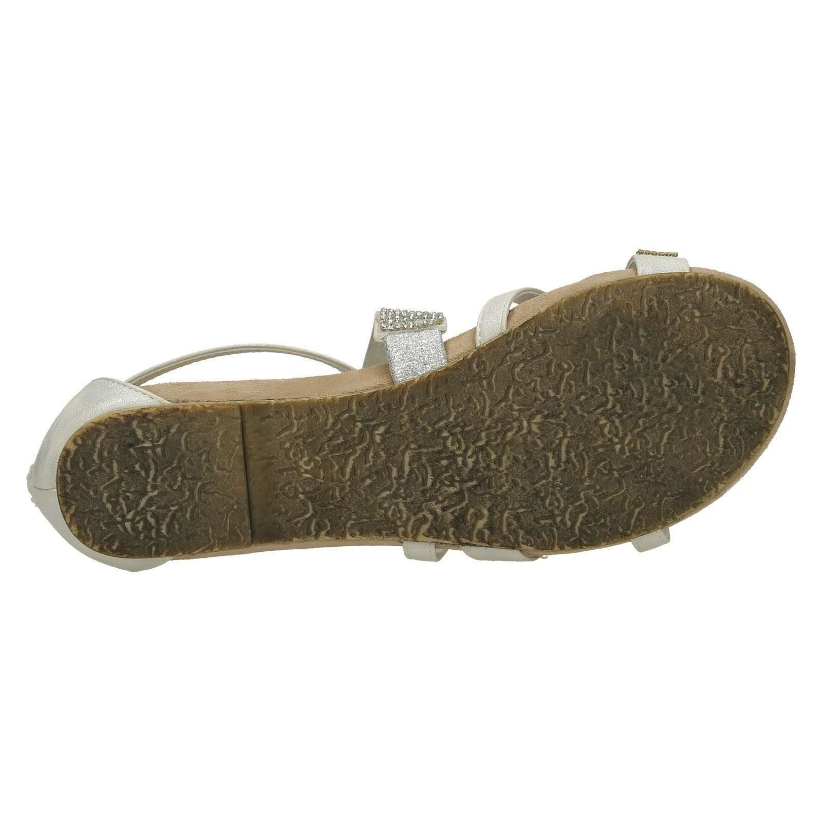 Savannah Damen-Sandalen niedriger Keilabsatz – Diamanten X-Riemen - Bild 26 von 28