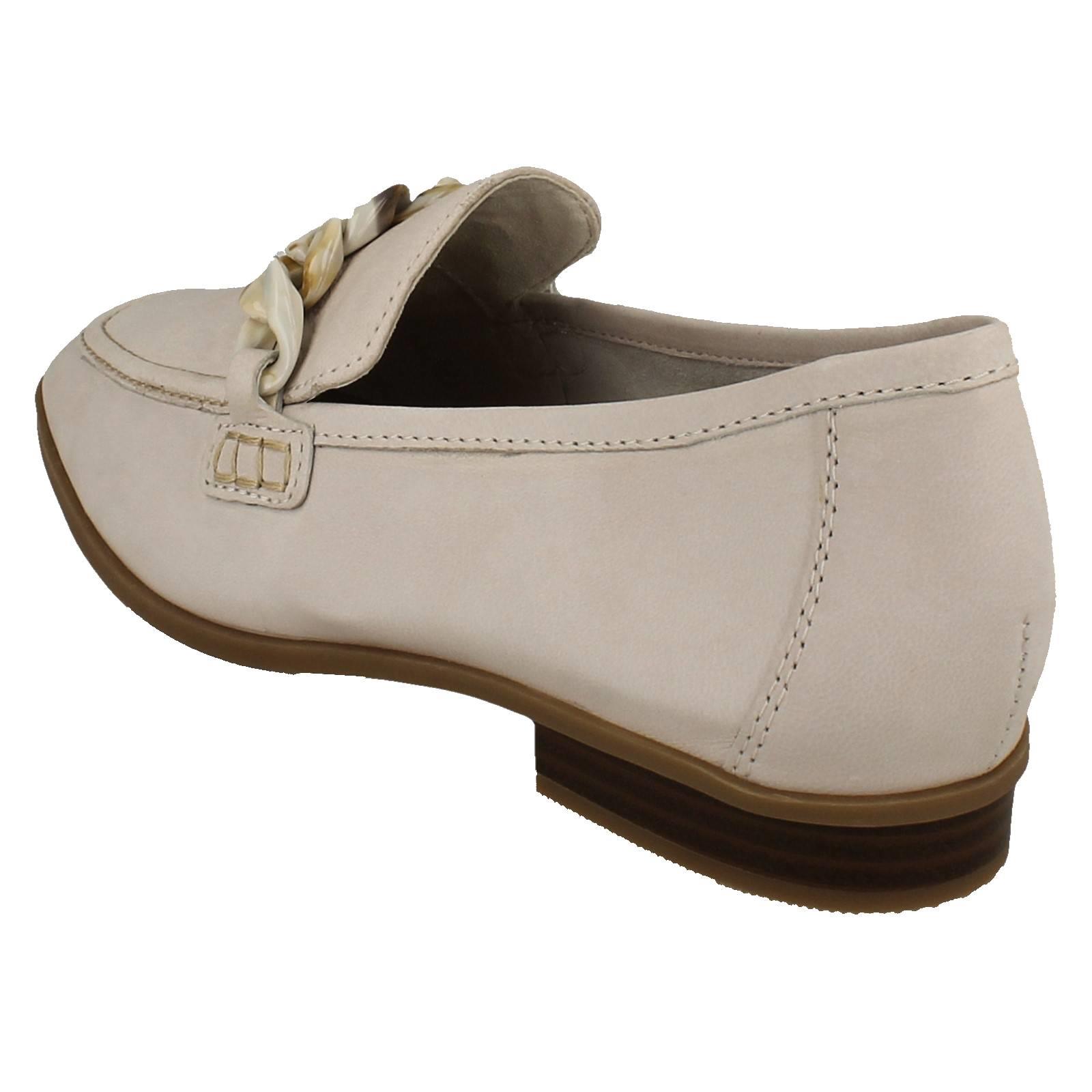 Mujer Clarks Cuero Suave Punta Cuadrada Mocasines Estilo Smart Zapatos: Sarafyna - Picture 40 of 55
